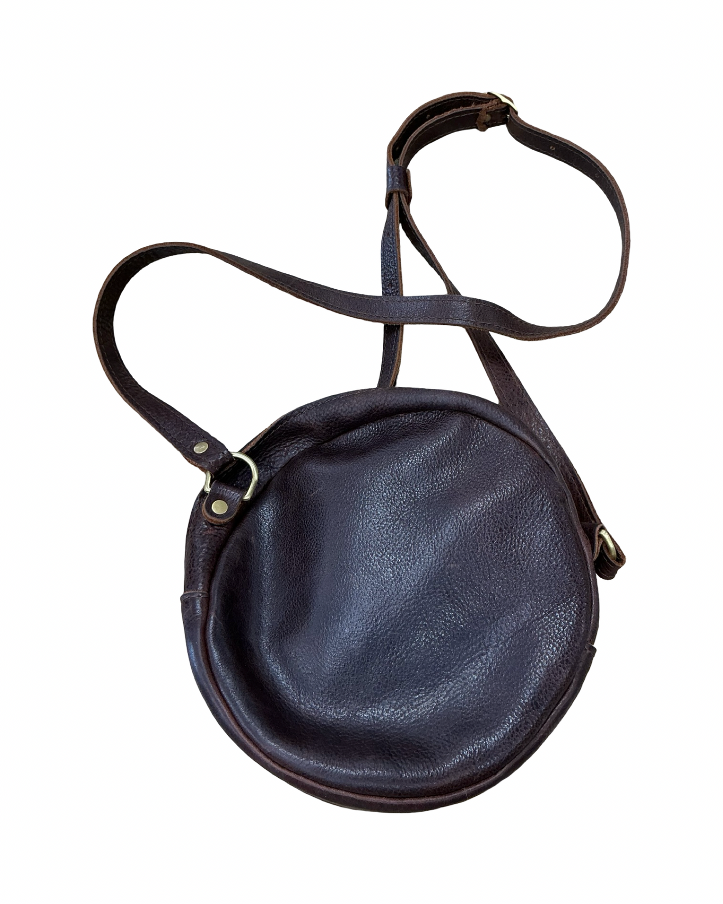 Crossbody Leather By Portland Leather In Brown, Size:Medium
