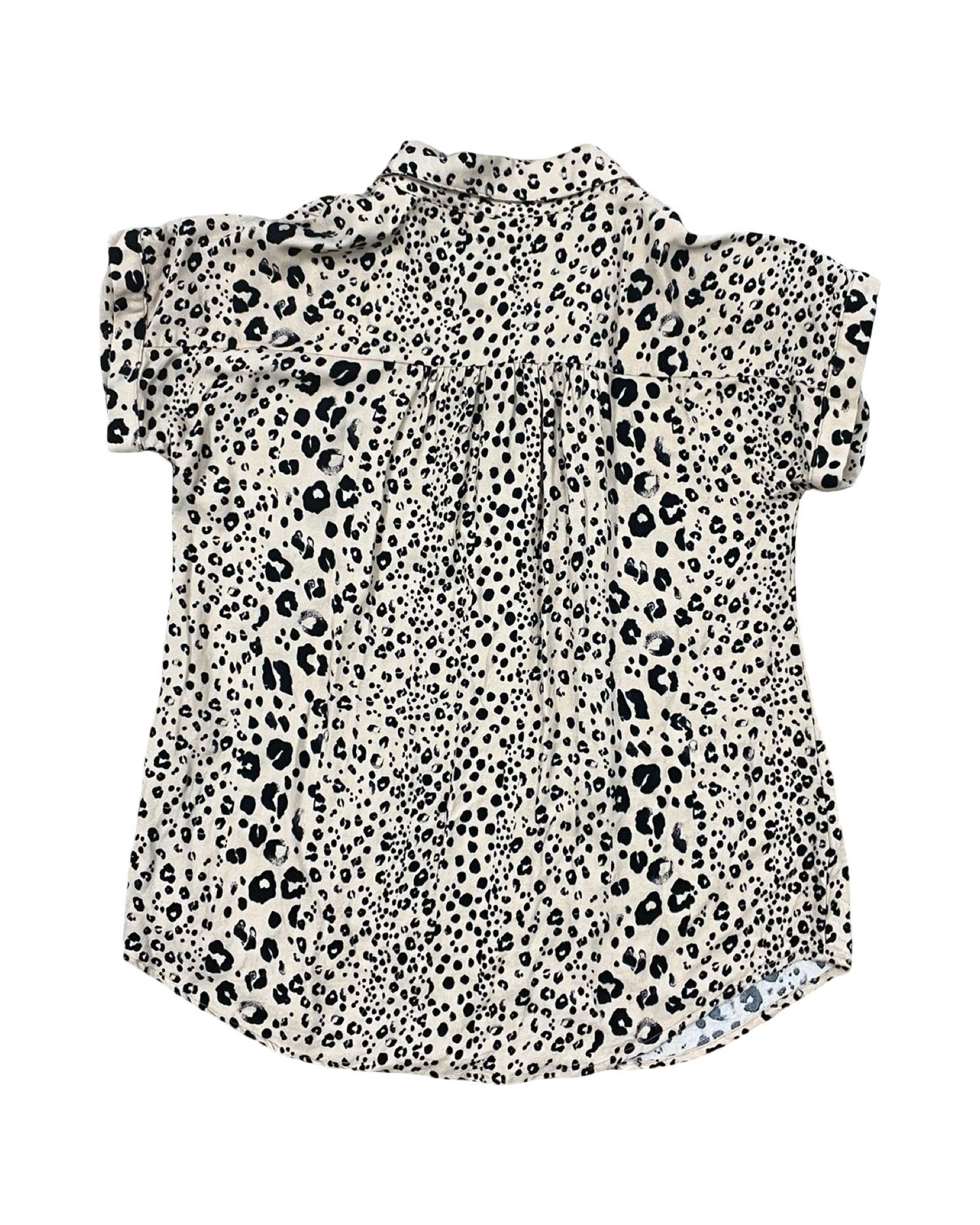 Blouse Ss By Doe & Rae In Tan, Size:M