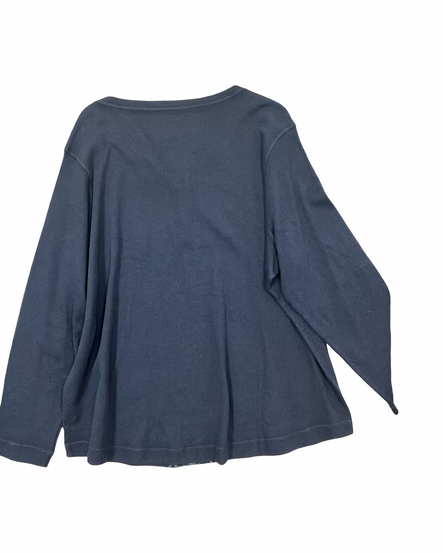 Top Ls By Northcrest In Black, Size:4X