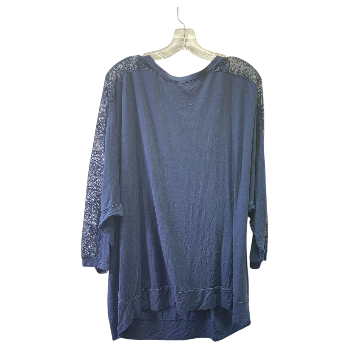 Top Ls Basic By Torrid In Blue, Size:3X