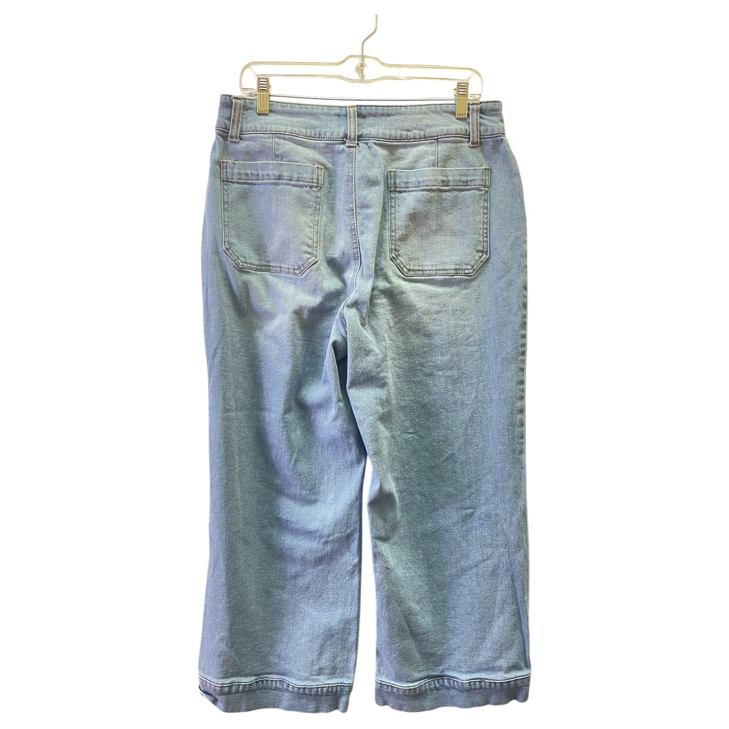 Jeans Wide Leg By FOURTH BAY In Blue, Size:12