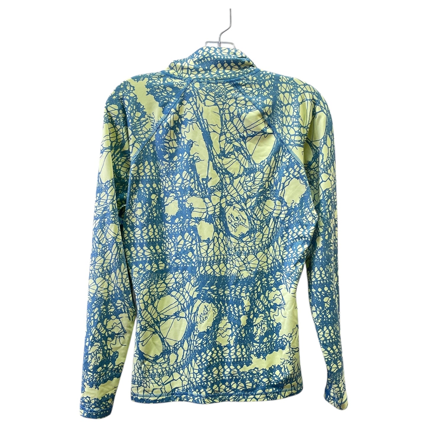 Athletic Sweatshirt Collar By Nike In Blue, Size:M