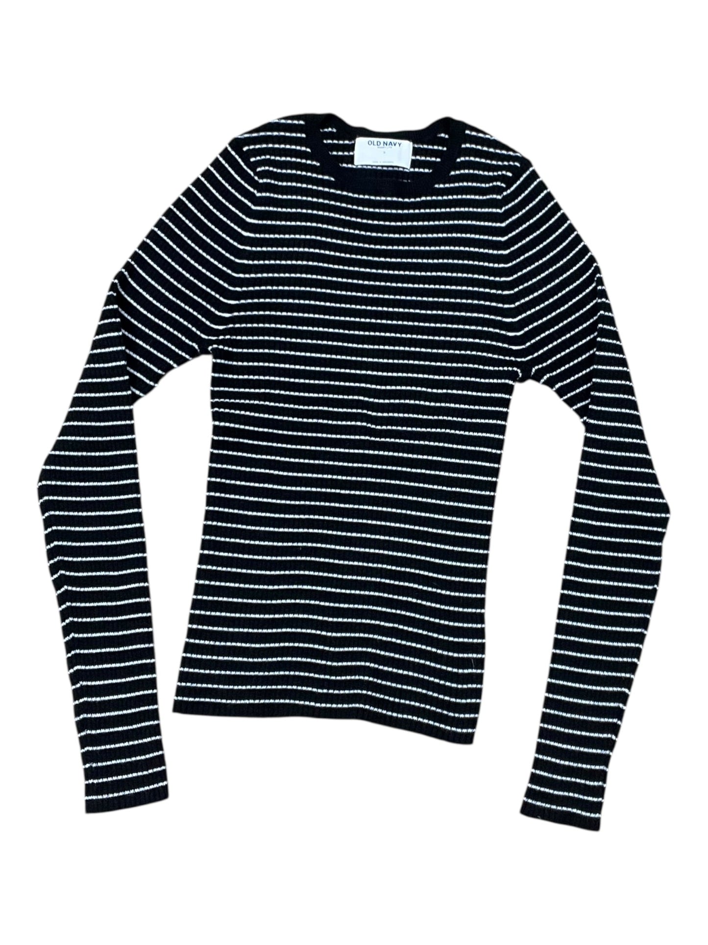 Top Ls By Old Navy In Black & White, Size:S