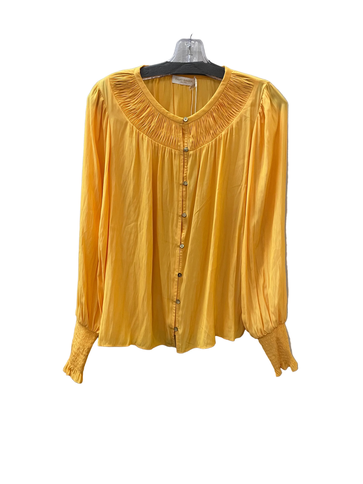 Top Ls By Ramy Brook In Yellow, Size:S