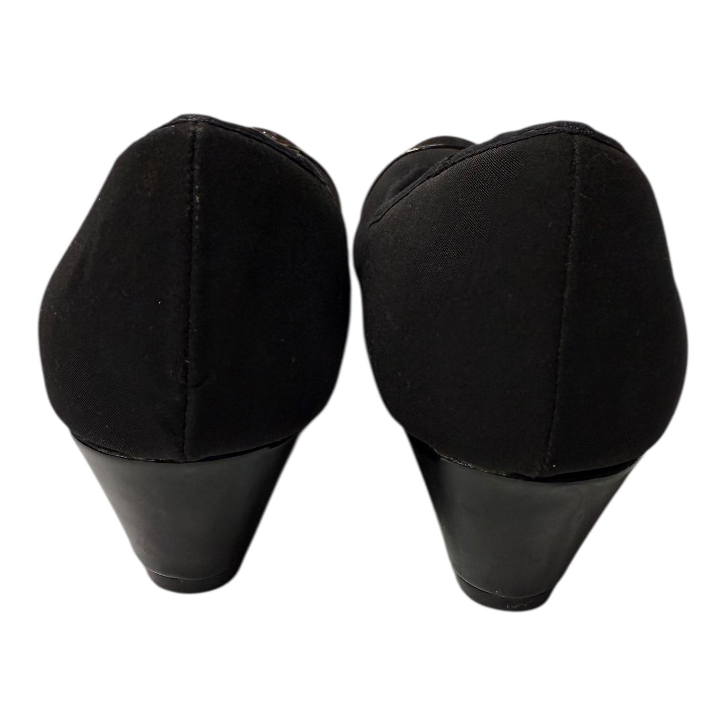 Shoes Heels Wedge By Ellen Tracy In Black, Size:9