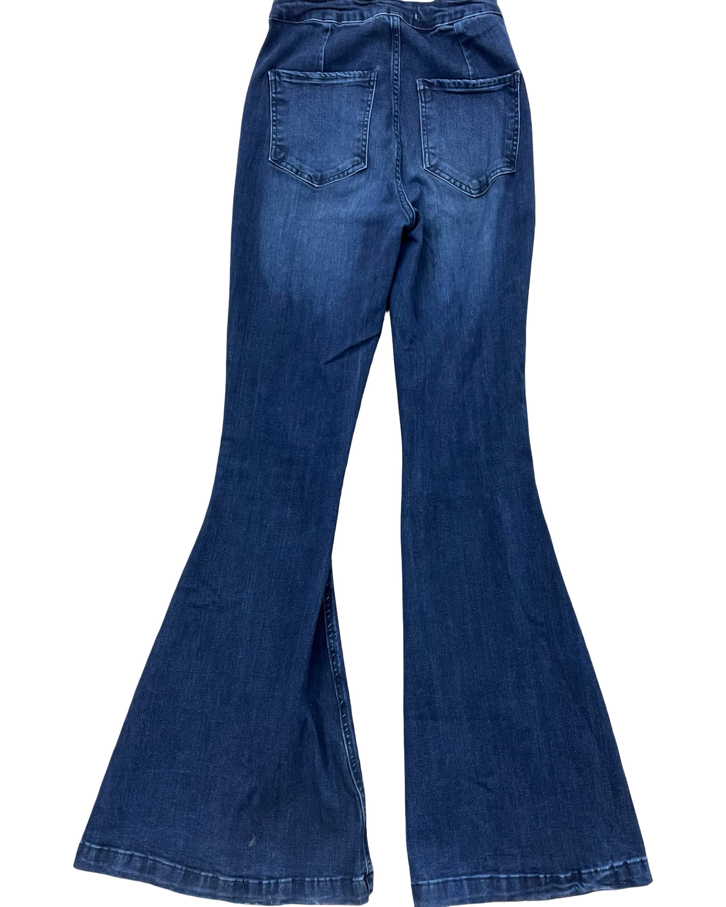 Jeans Flared By Kancan In Blue Denim, Size:2