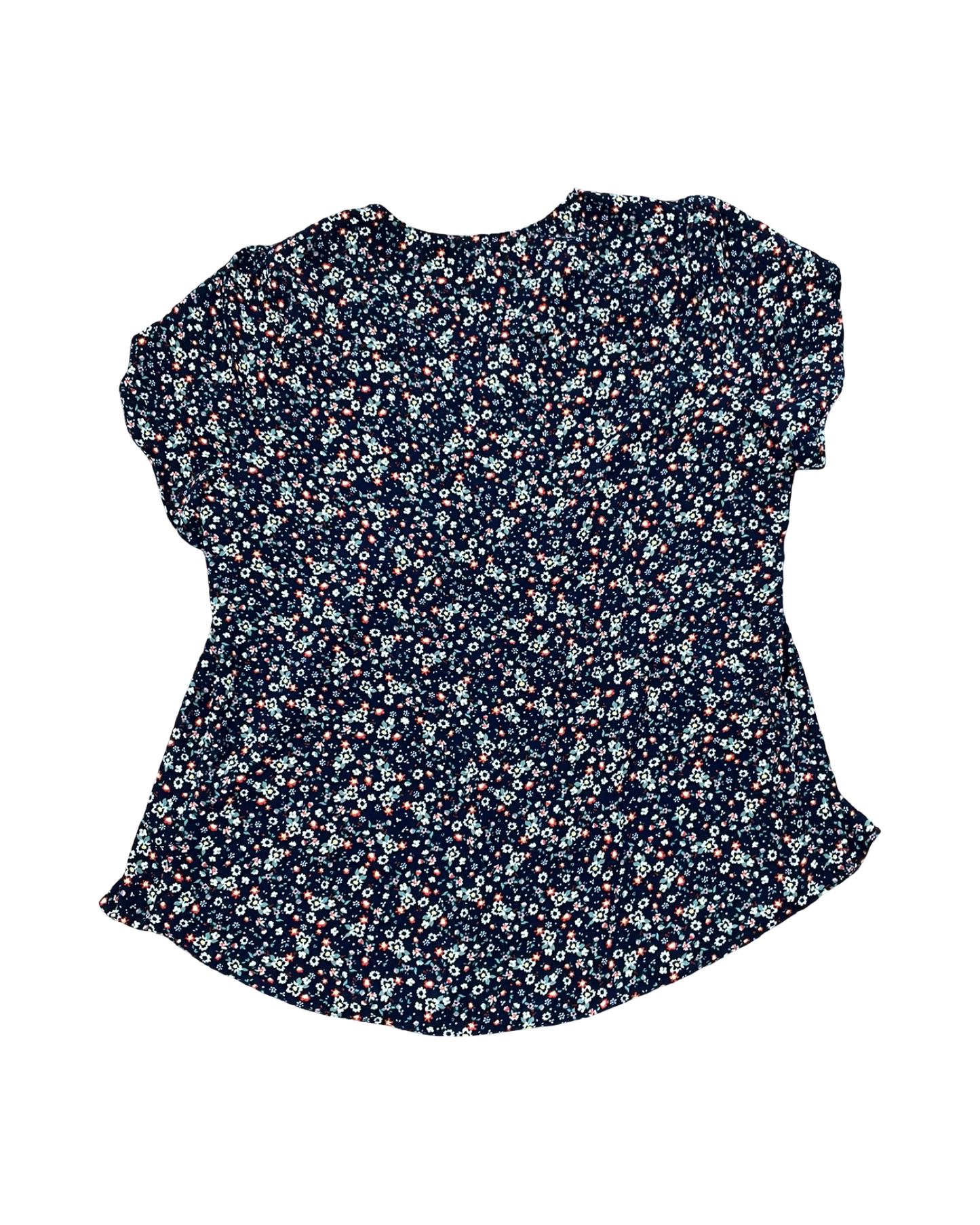 Top Ss By Clothes Mentor In Navy, Size:Xl
