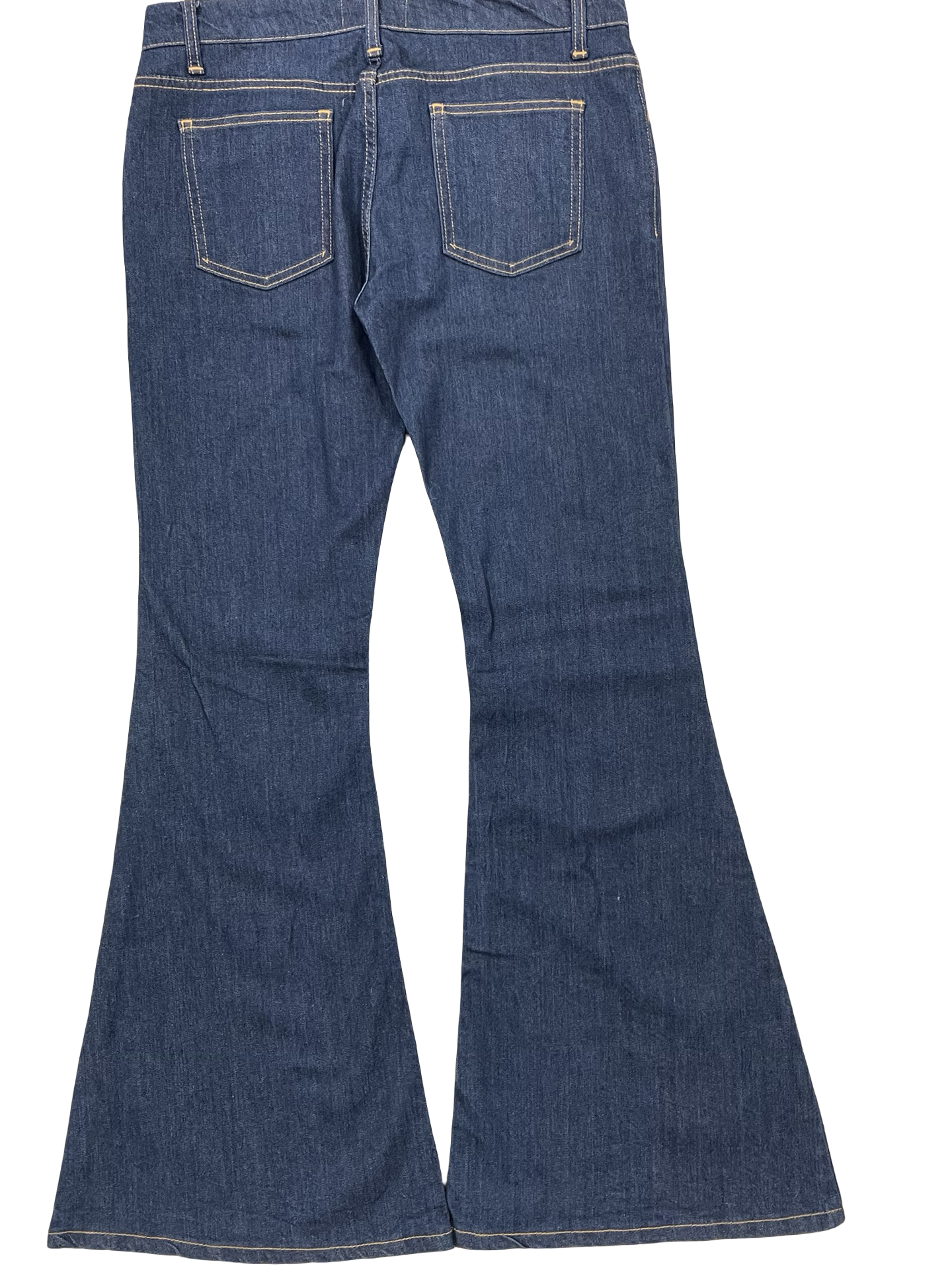Jeans Flared By Clothes Mentor In Blue Denim, Size:14