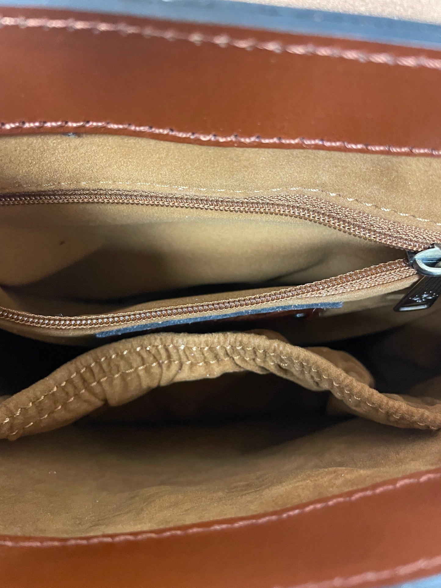 Handbag Designer By Patricia Nash In Black & Brown, Size:Medium