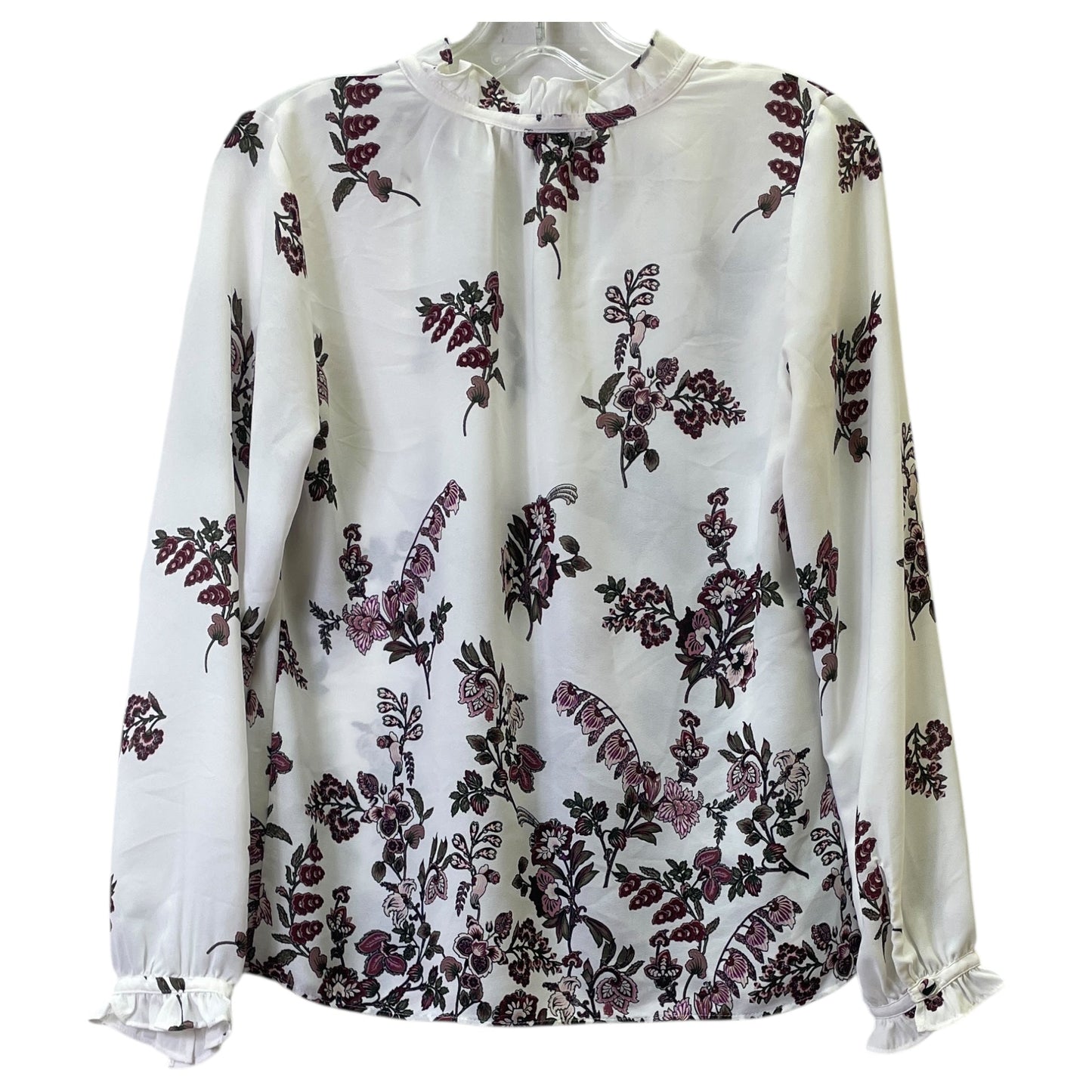 Top Ls By Ann Taylor In Purple, Size:Xsp