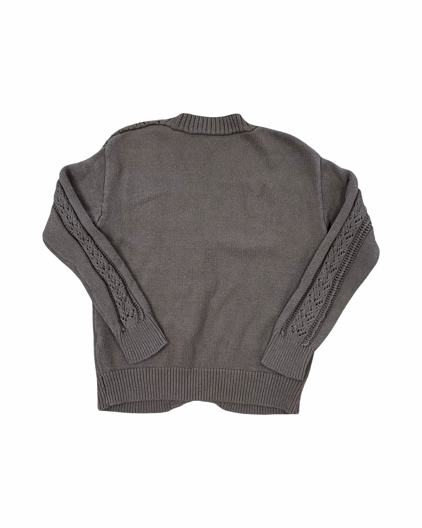 Sweater Cardigan By Clothes Mentor In Brown, Size:S