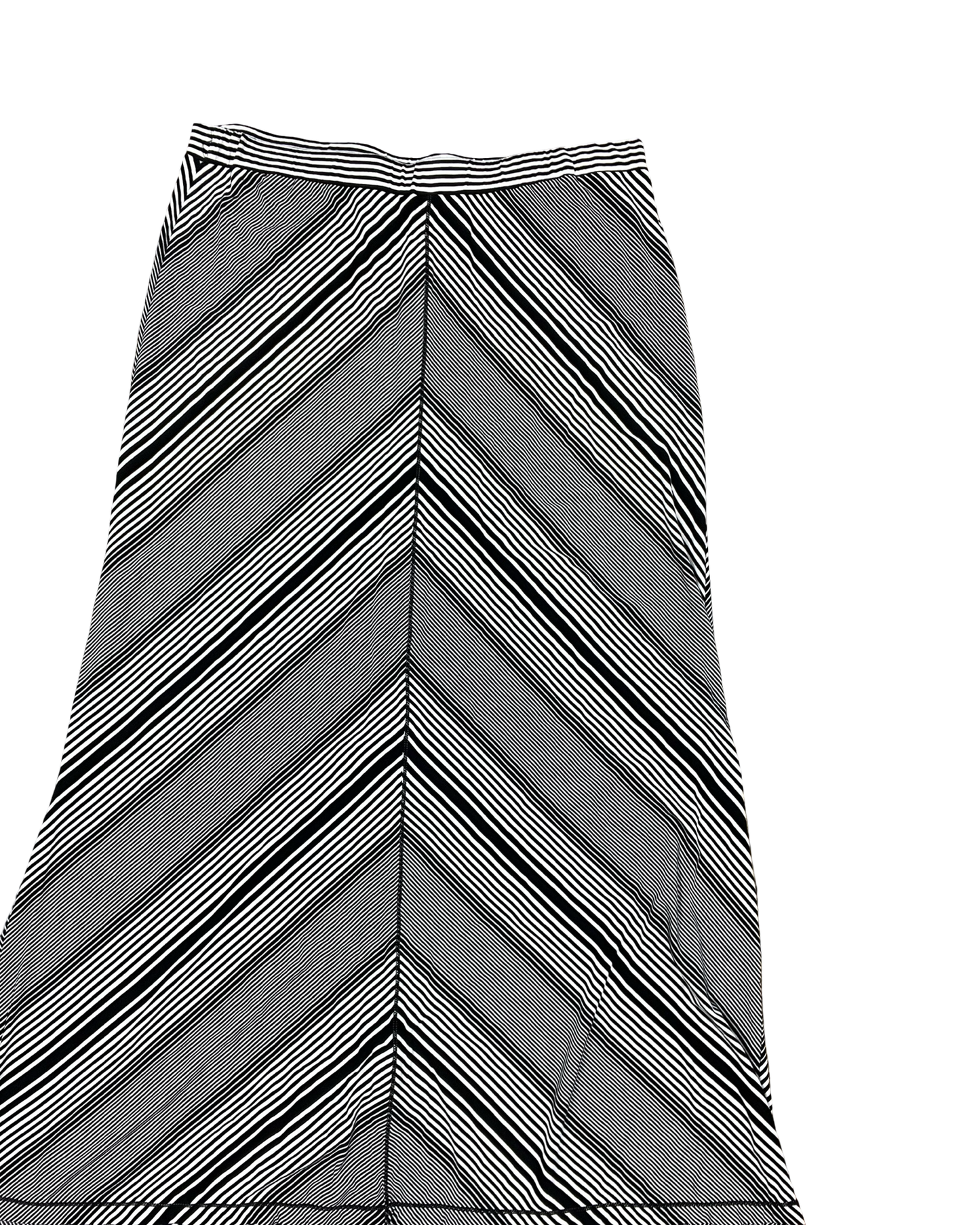 Skirt Maxi By Max Studio In Black & White, Size:1X