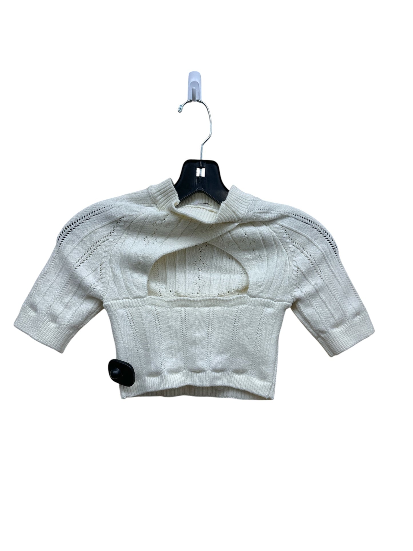 Top Short Sleeve By Free People In White, Size: Xs