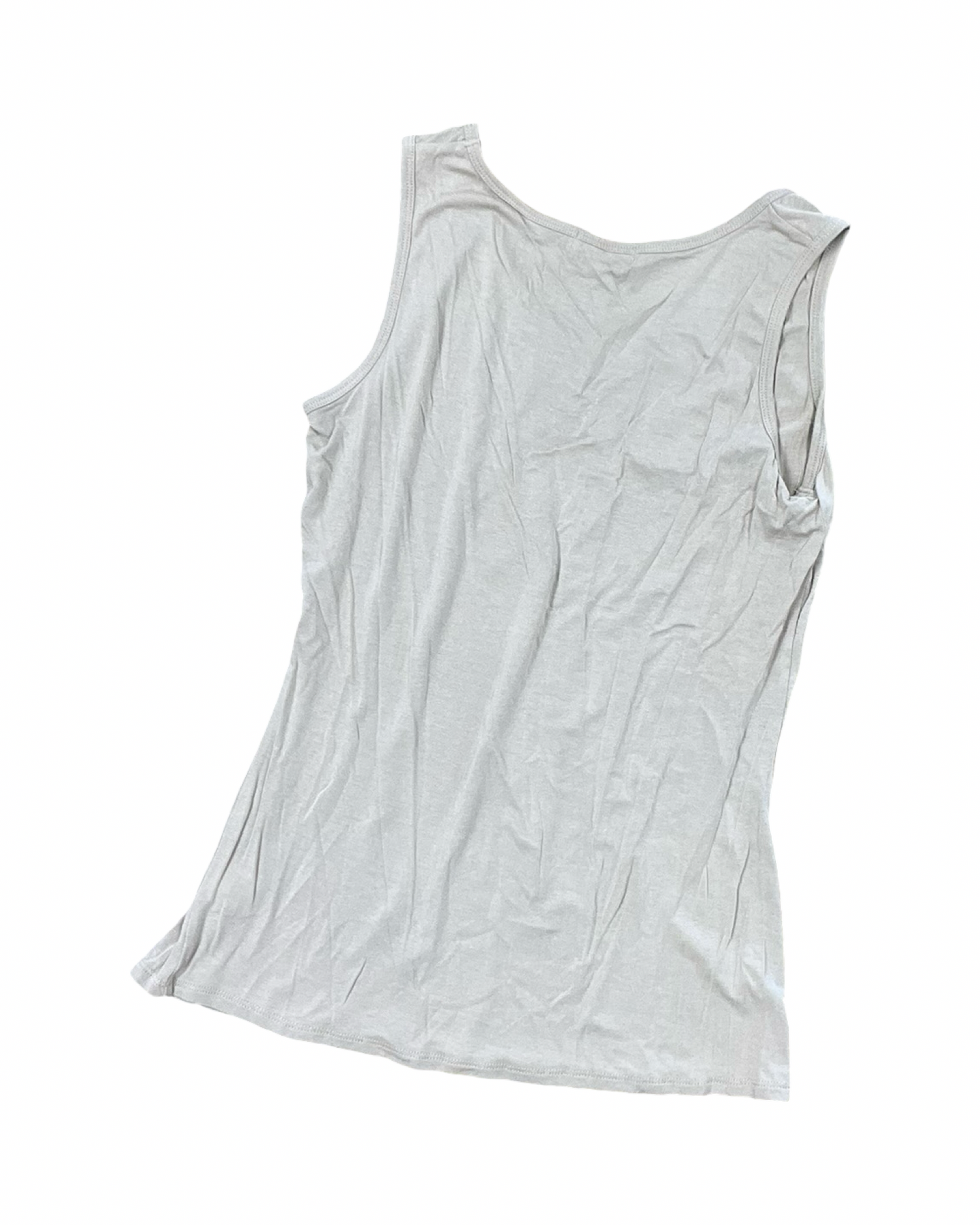 Top Sleeveless By One World In Tan, Size:S