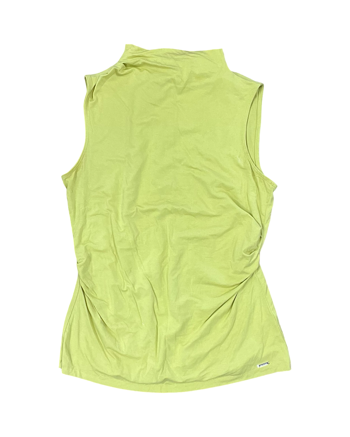 Top Sleeveless By Calvin Klein In Yellow, Size:M