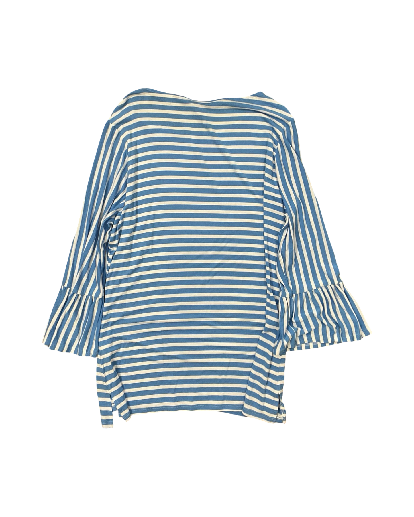 Top Ls By Erin London In Blue & White, Size:M