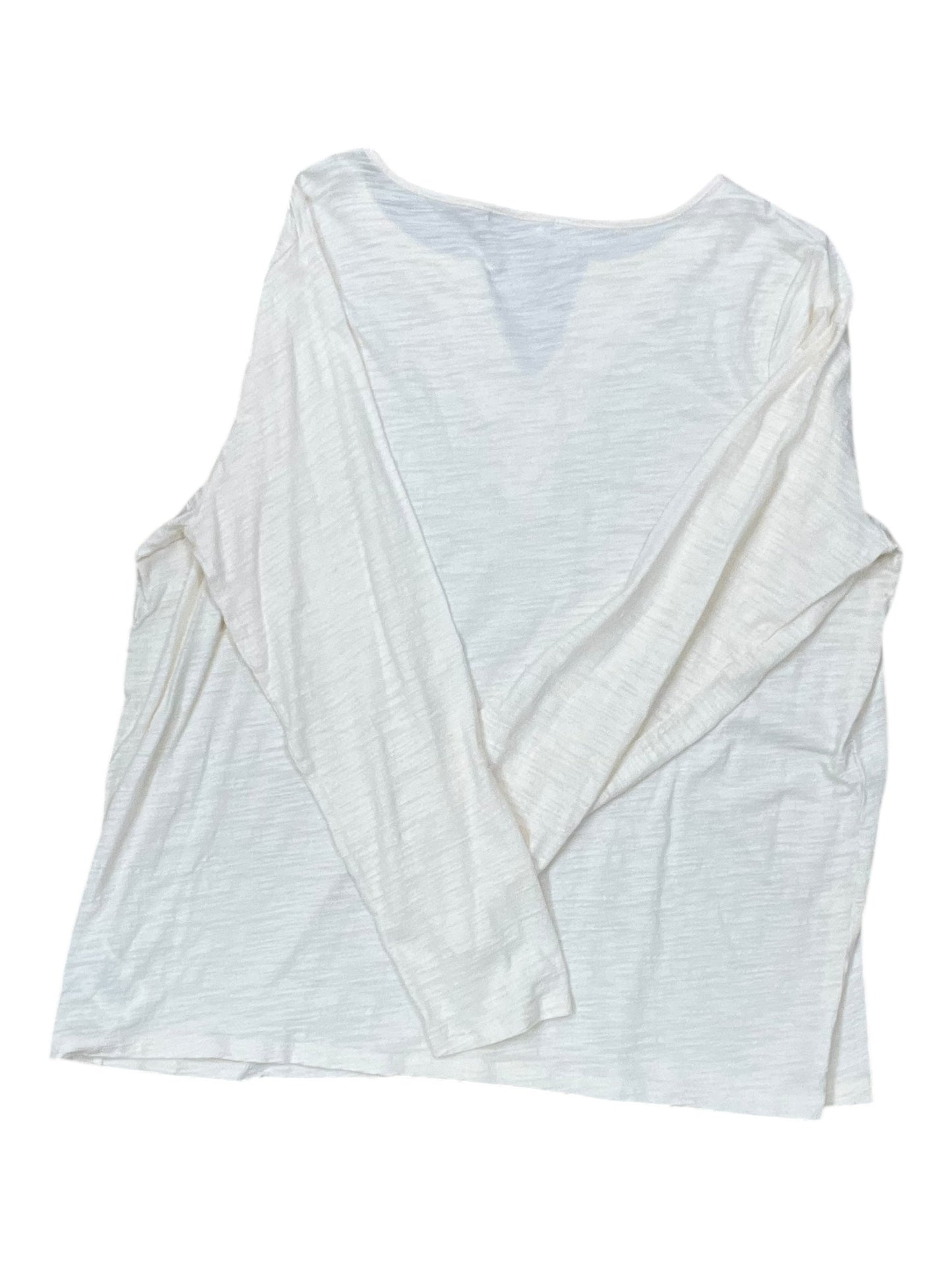 Top Ls By Chaps In Cream, Size:Xl