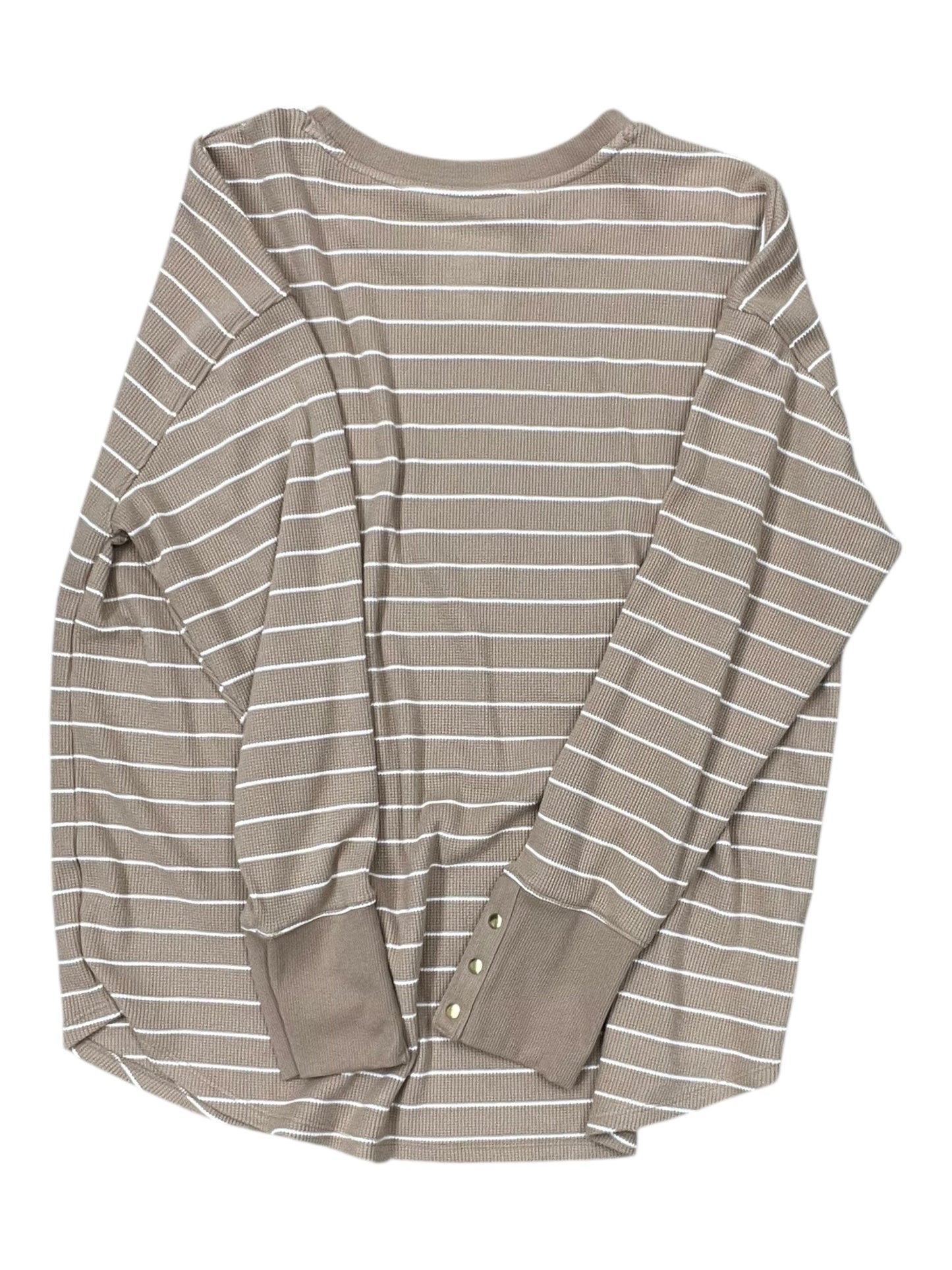 Top Ls By Sonoma In Tan, Size:Xl