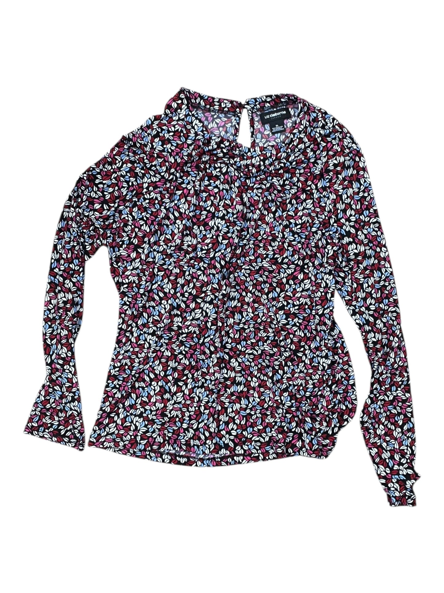 Top Ls By Liz Claiborne In Black, Size:Xl