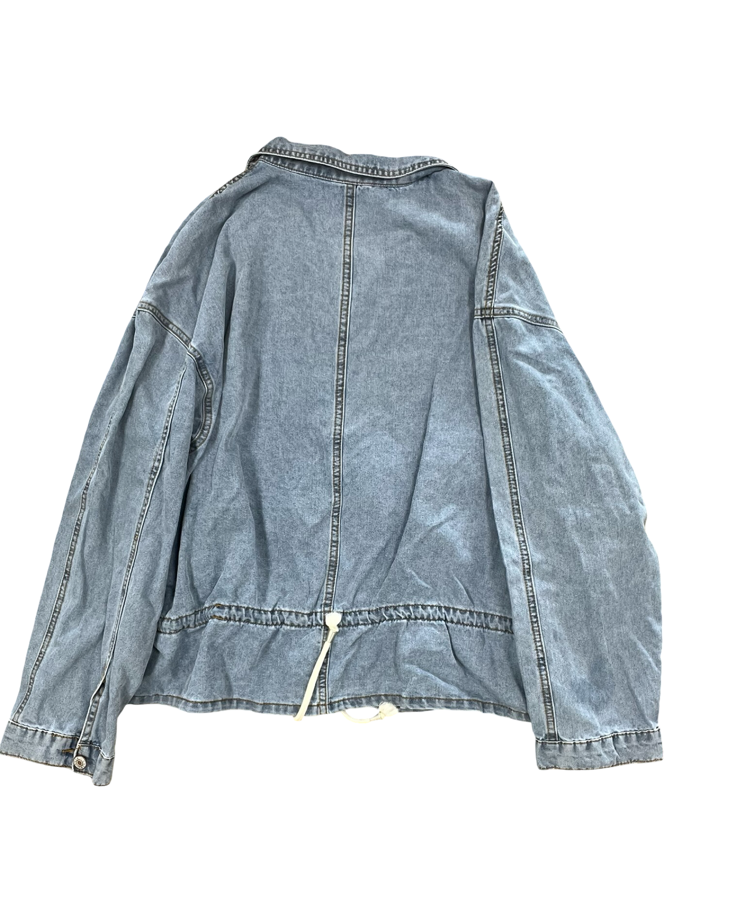 Jacket Denim By Clothes Mentor In Blue Denim, Size:Xl