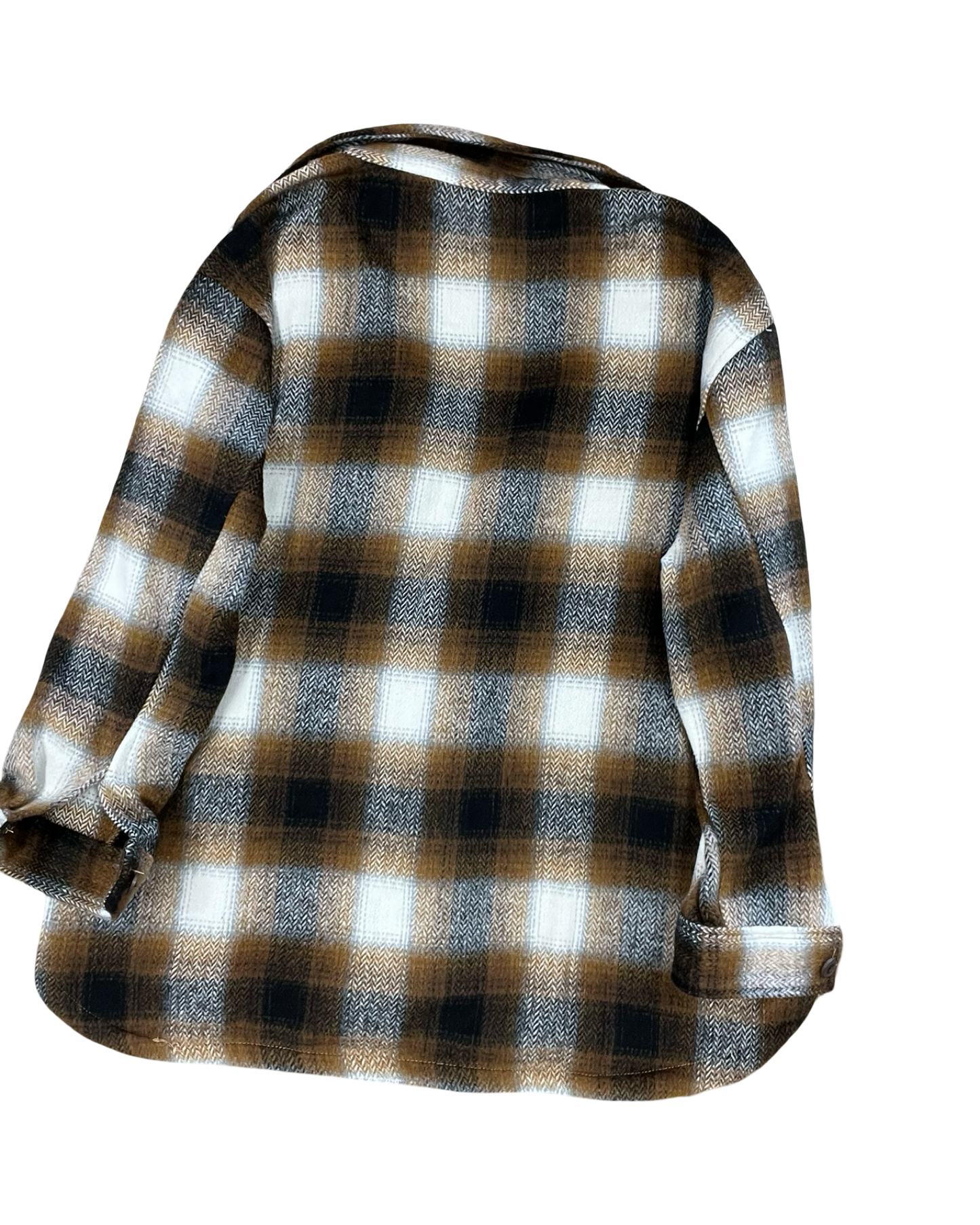 Jacket Shirt By Members Mark In Black & Brown, Size:Xl