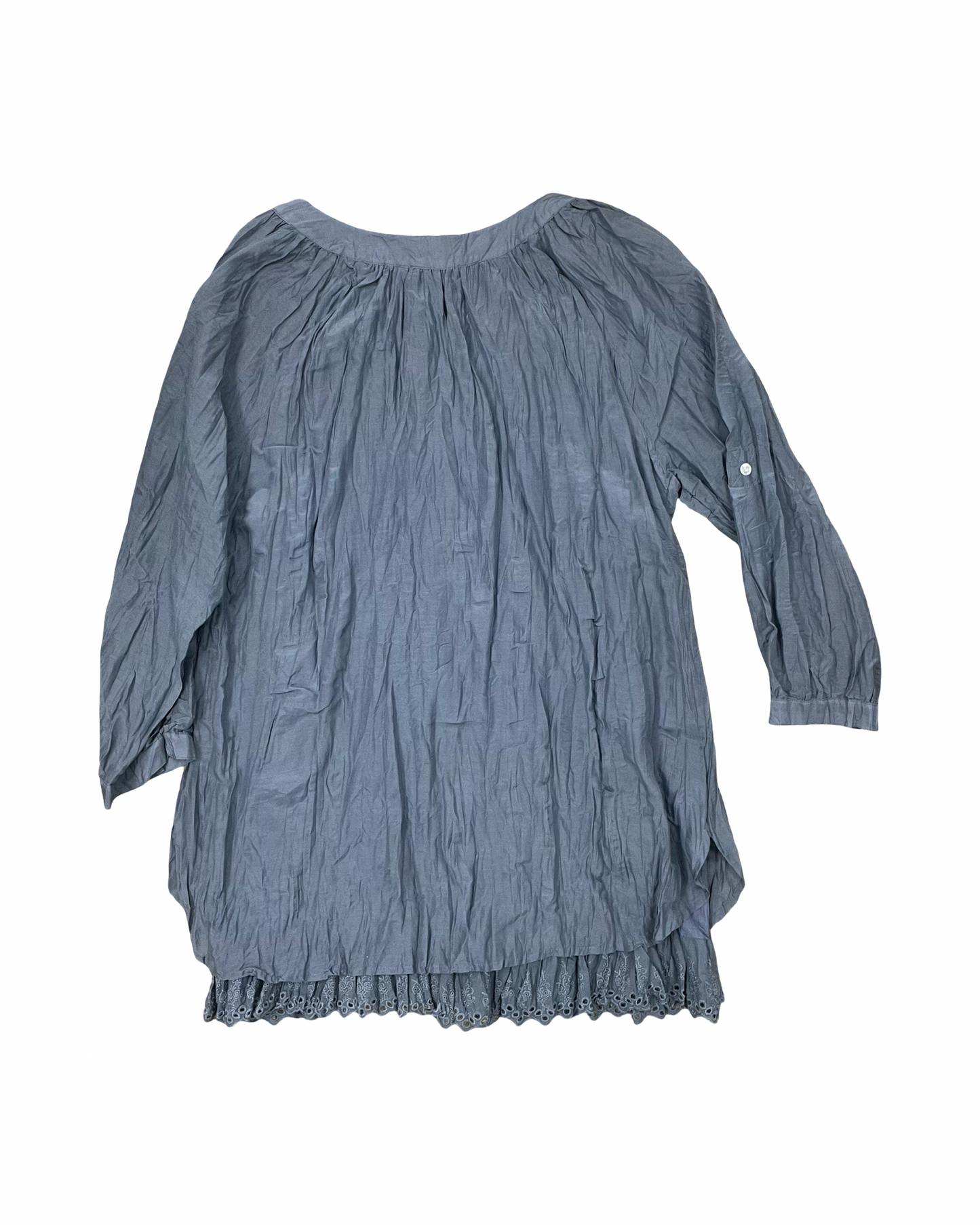 Top 3/4 Sleeve By Soft Surroundings In Blue, Size:Xl