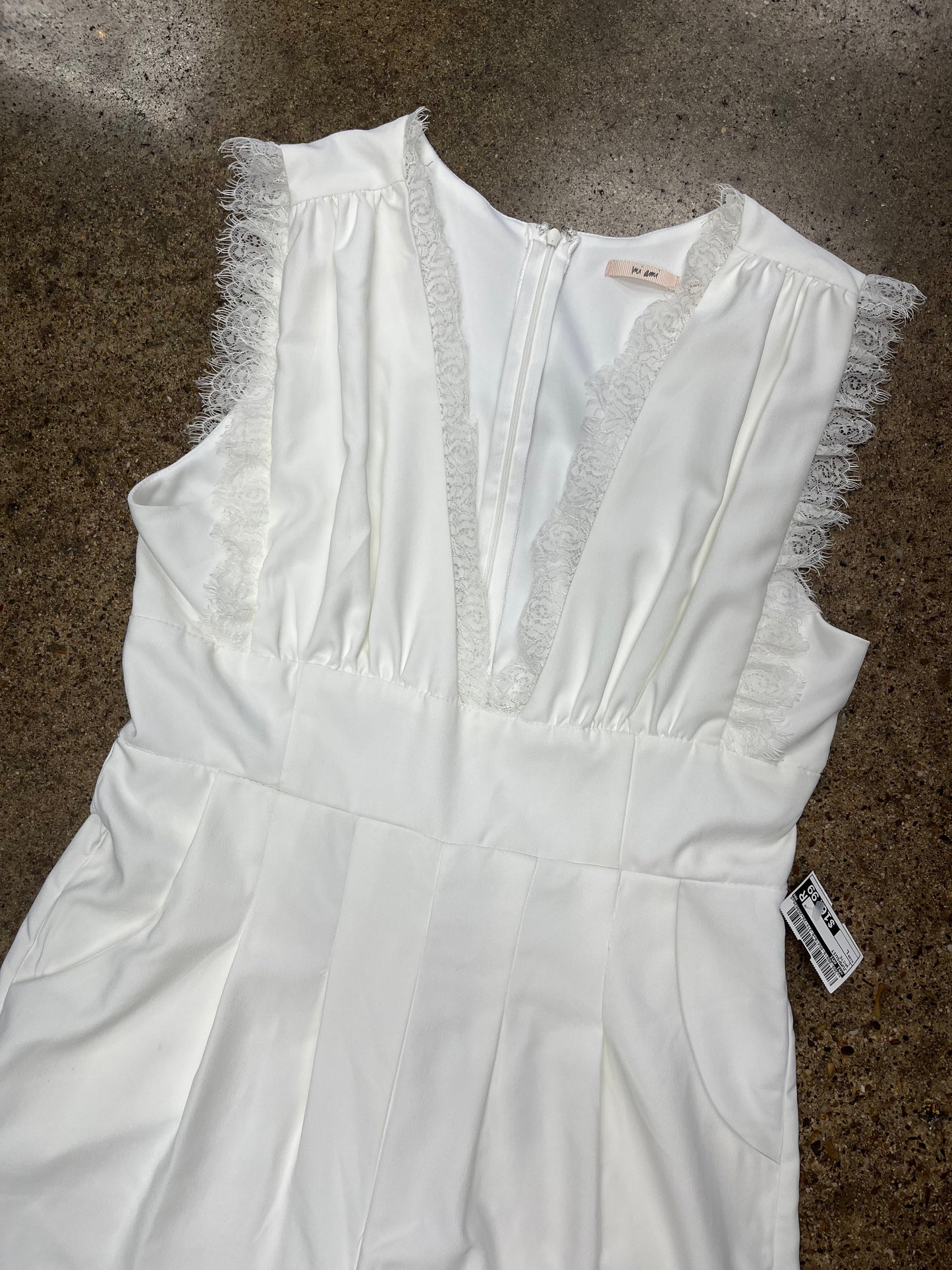 Jumpsuit By Mi Ami In White, Size:L