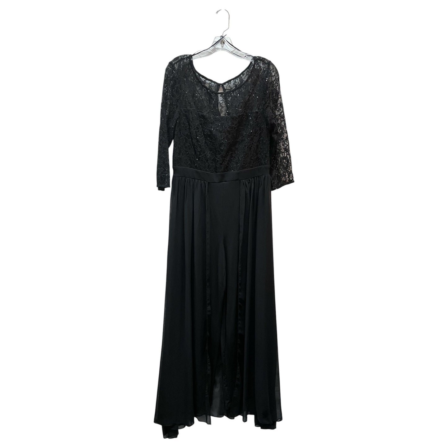 Dress Party Long By SLNY In Black, Size:L