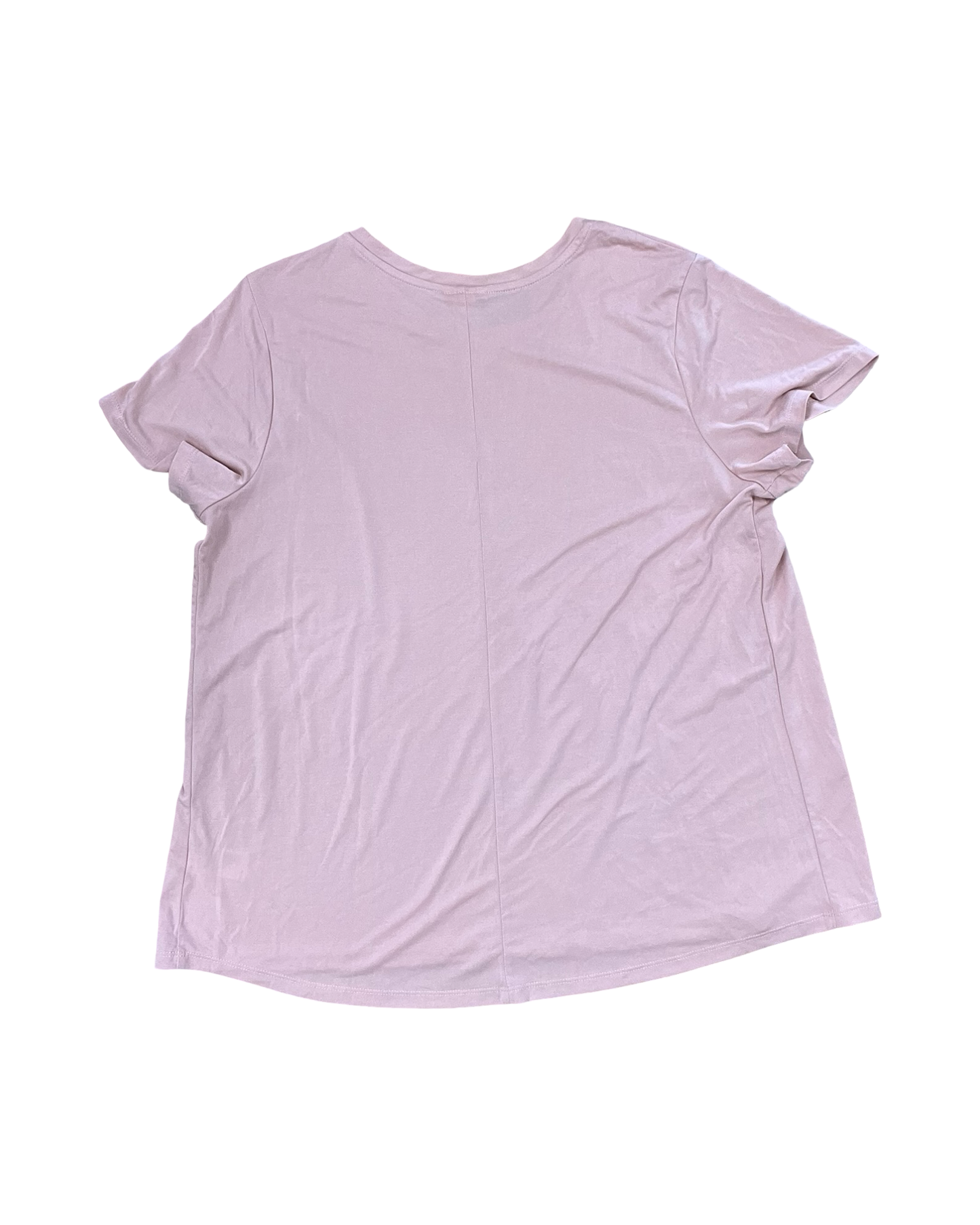 Top Ss By Ava & Viv In Peach, Size:1X