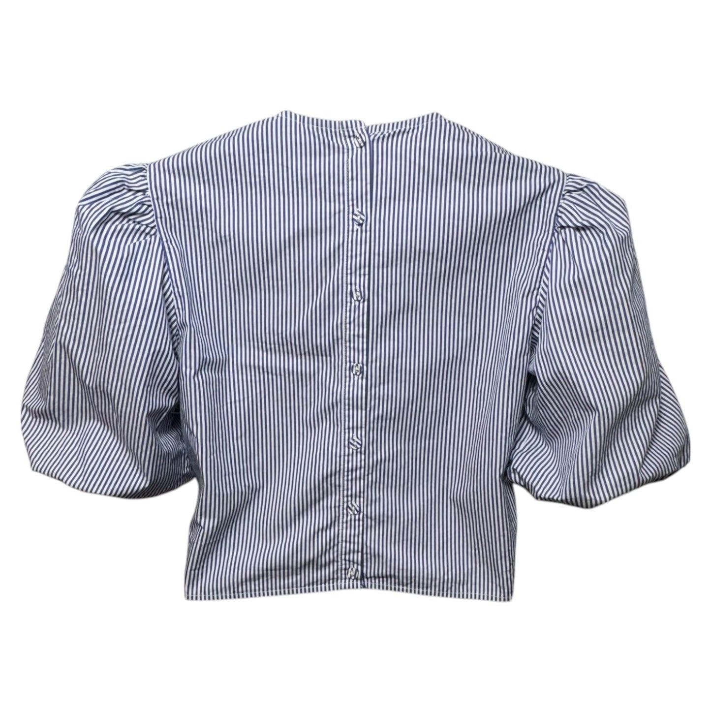 Top Short Sleeve By Maeve In Striped Pattern, Size: M