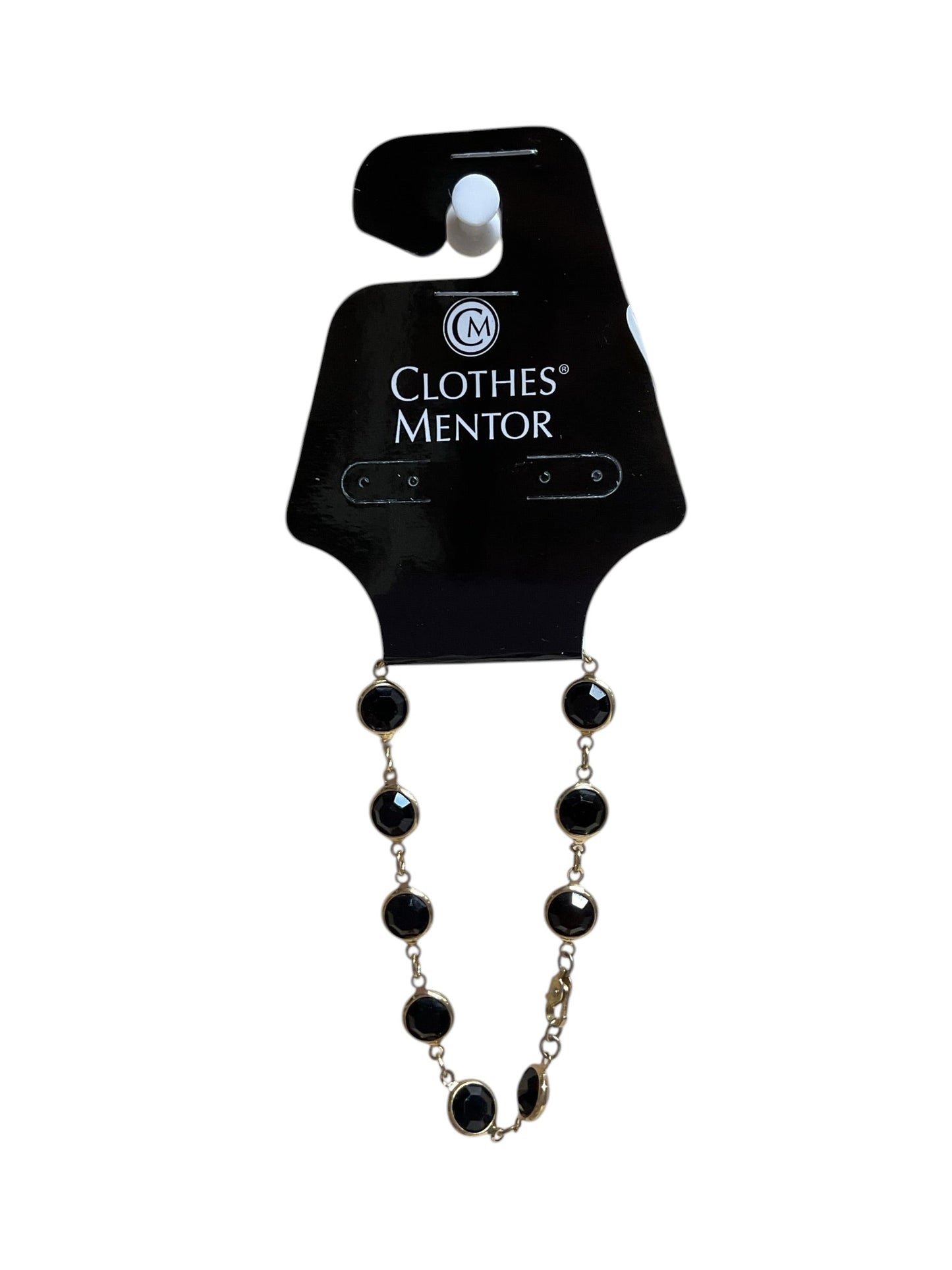 Bracelet Chain By Clothes Mentor In Black & Gold