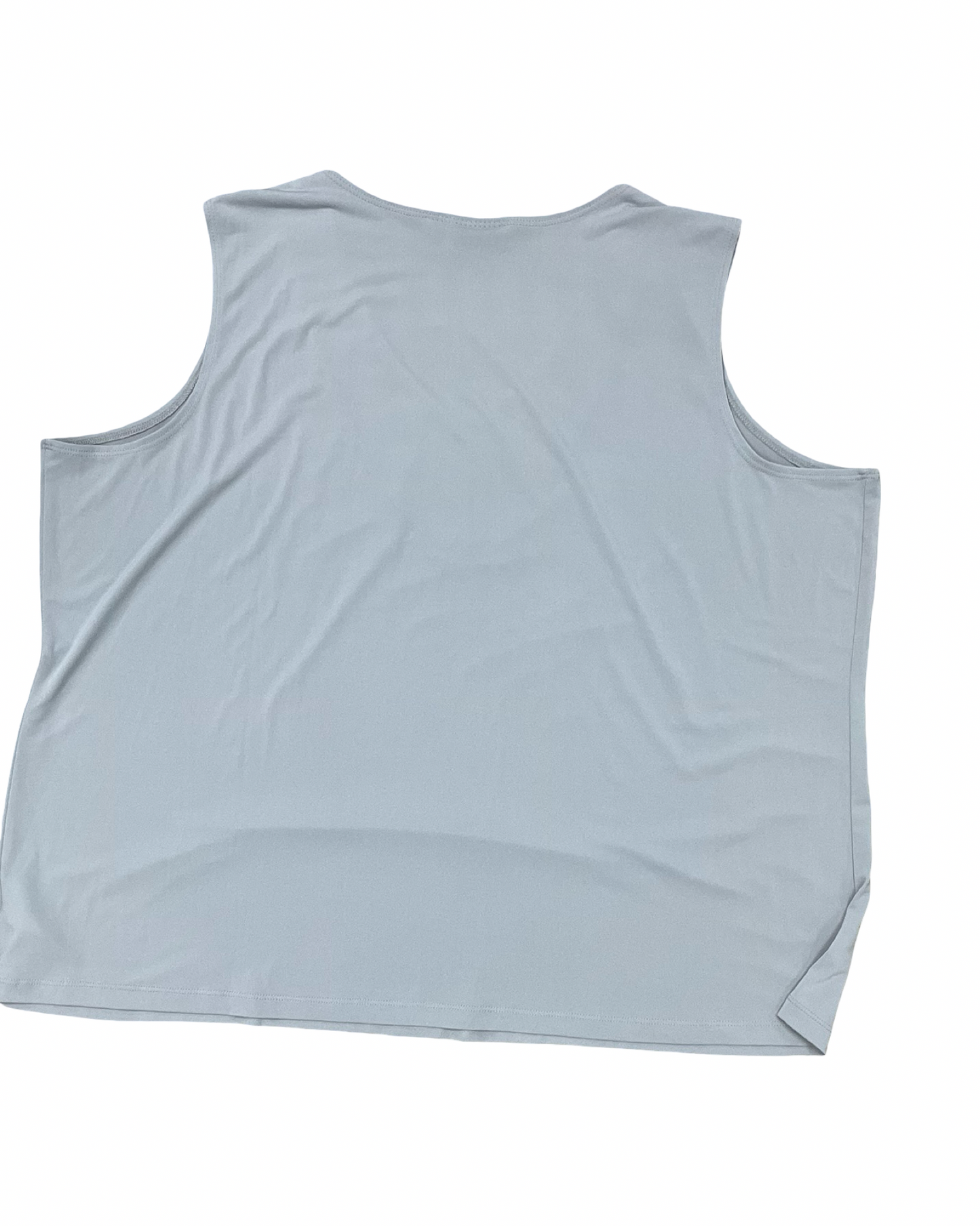 Top Sleeveless By Susan Graver In Grey, Size:3X