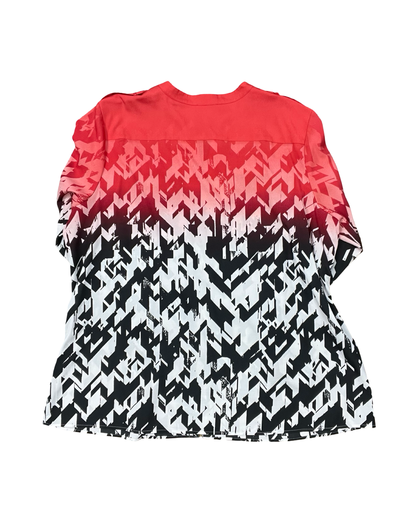 Blouse Ls By Calvin Klein In Red, Size:3X