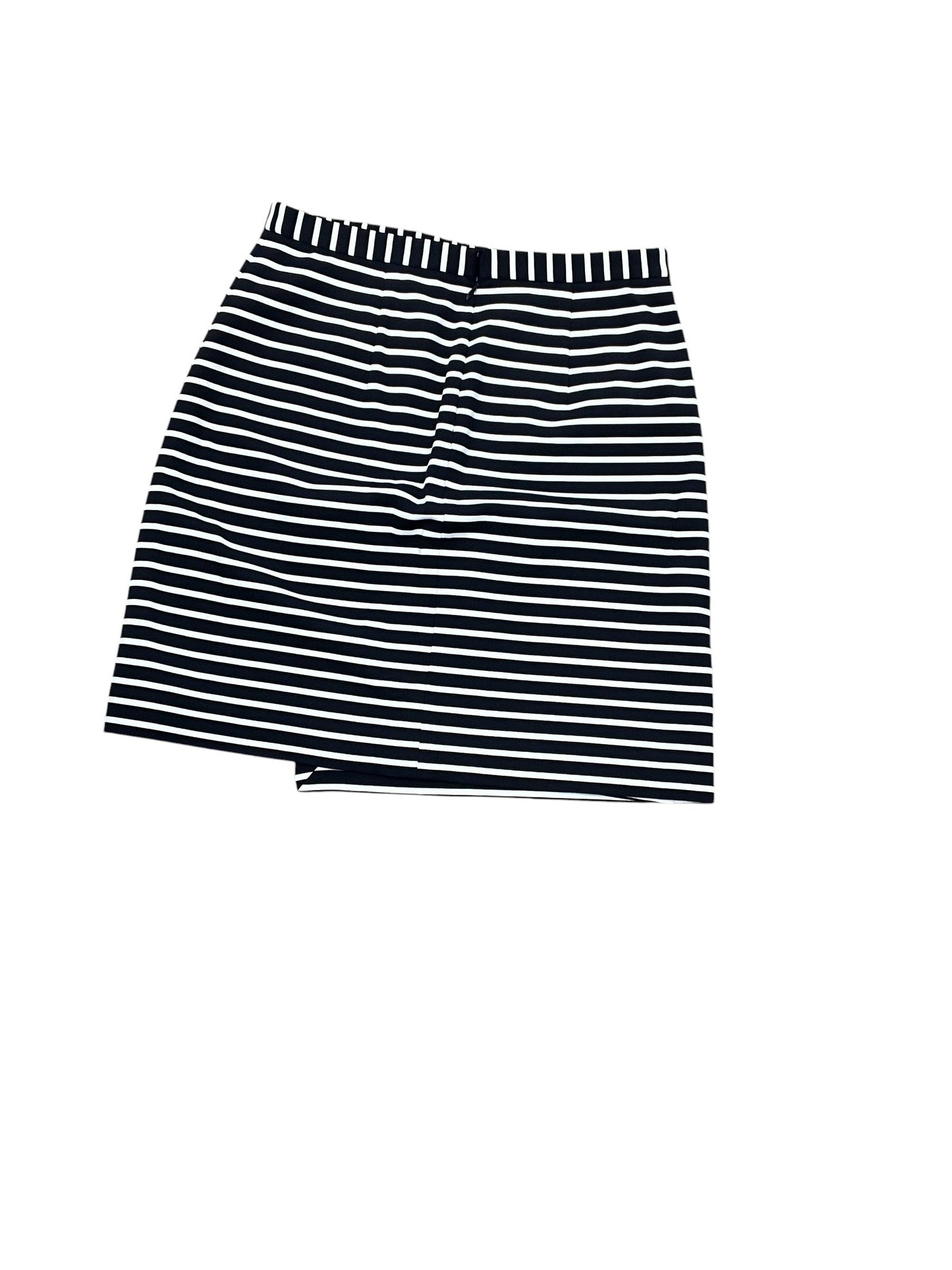 Skirt Mini & Short By Ann Taylor In Blue & White, Size:Sp