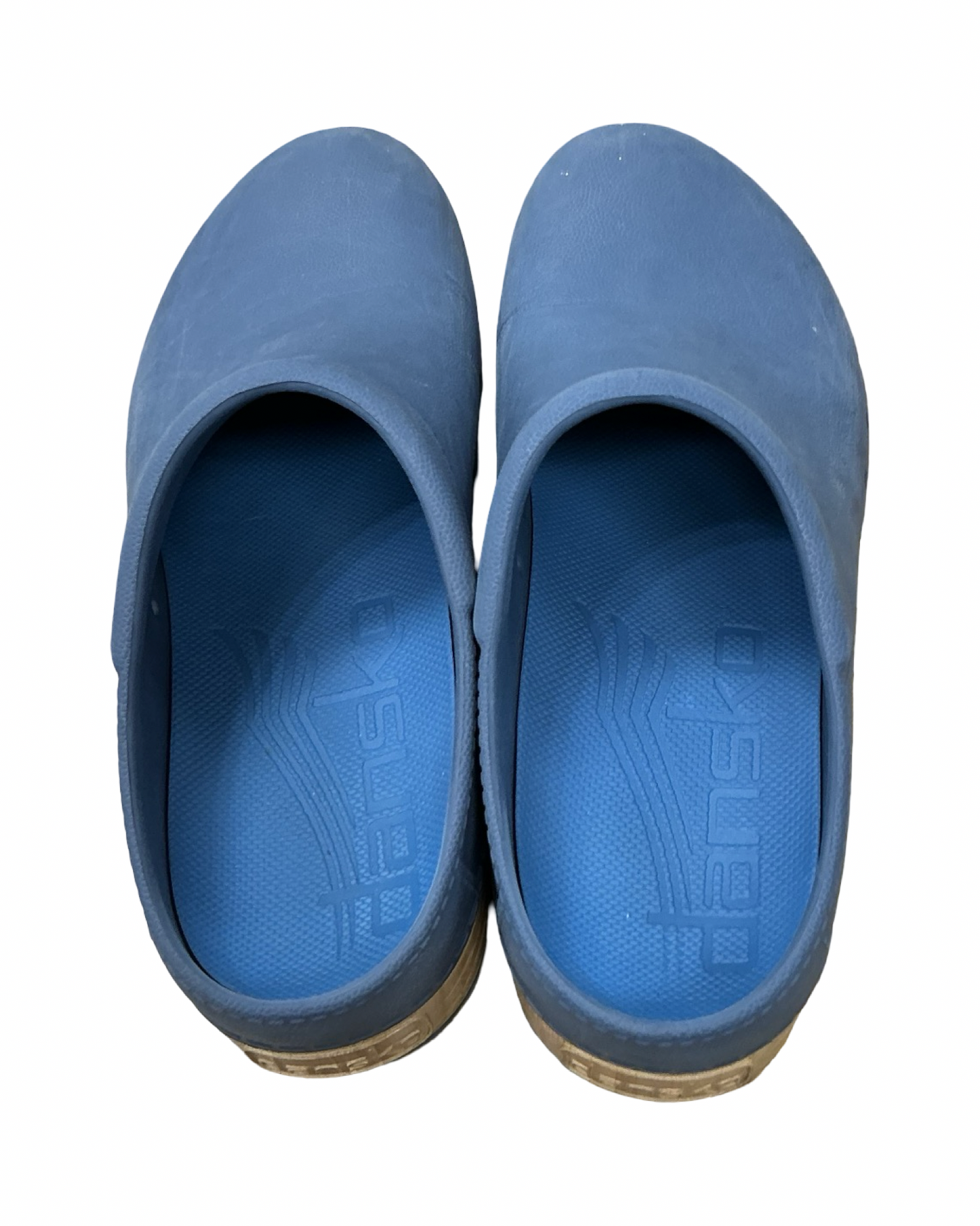 Shoes Flats By Dansko In Blue, Size:6.5