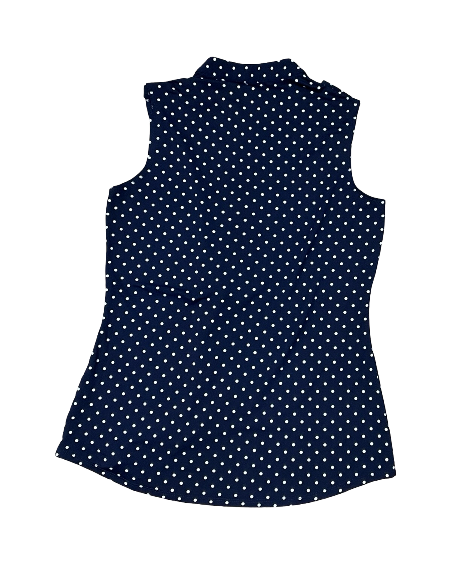 Top Sleeveless By Perseption Concept In Blue & White, Size:S