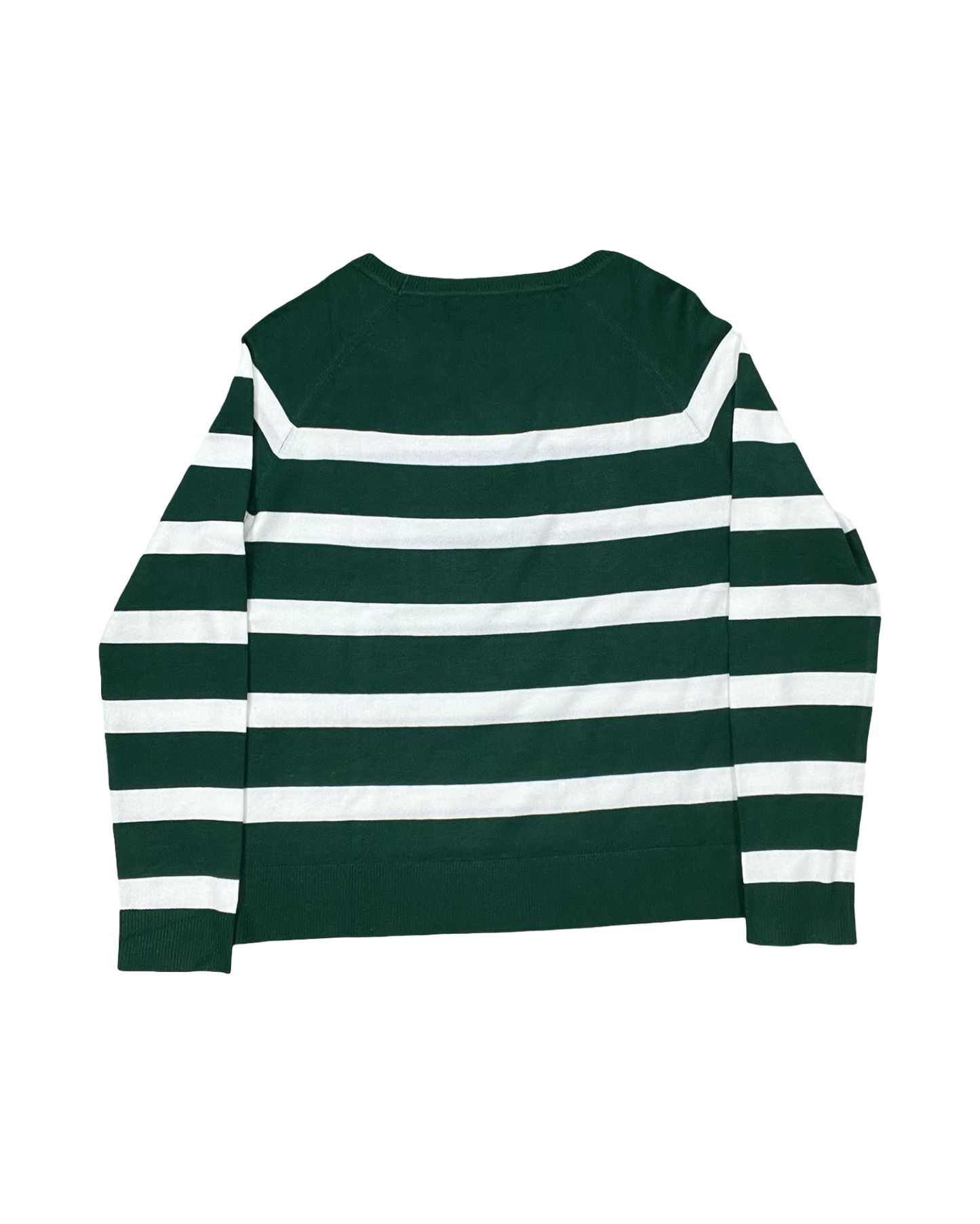 Sweater By Zesica In Green & White, Size:M
