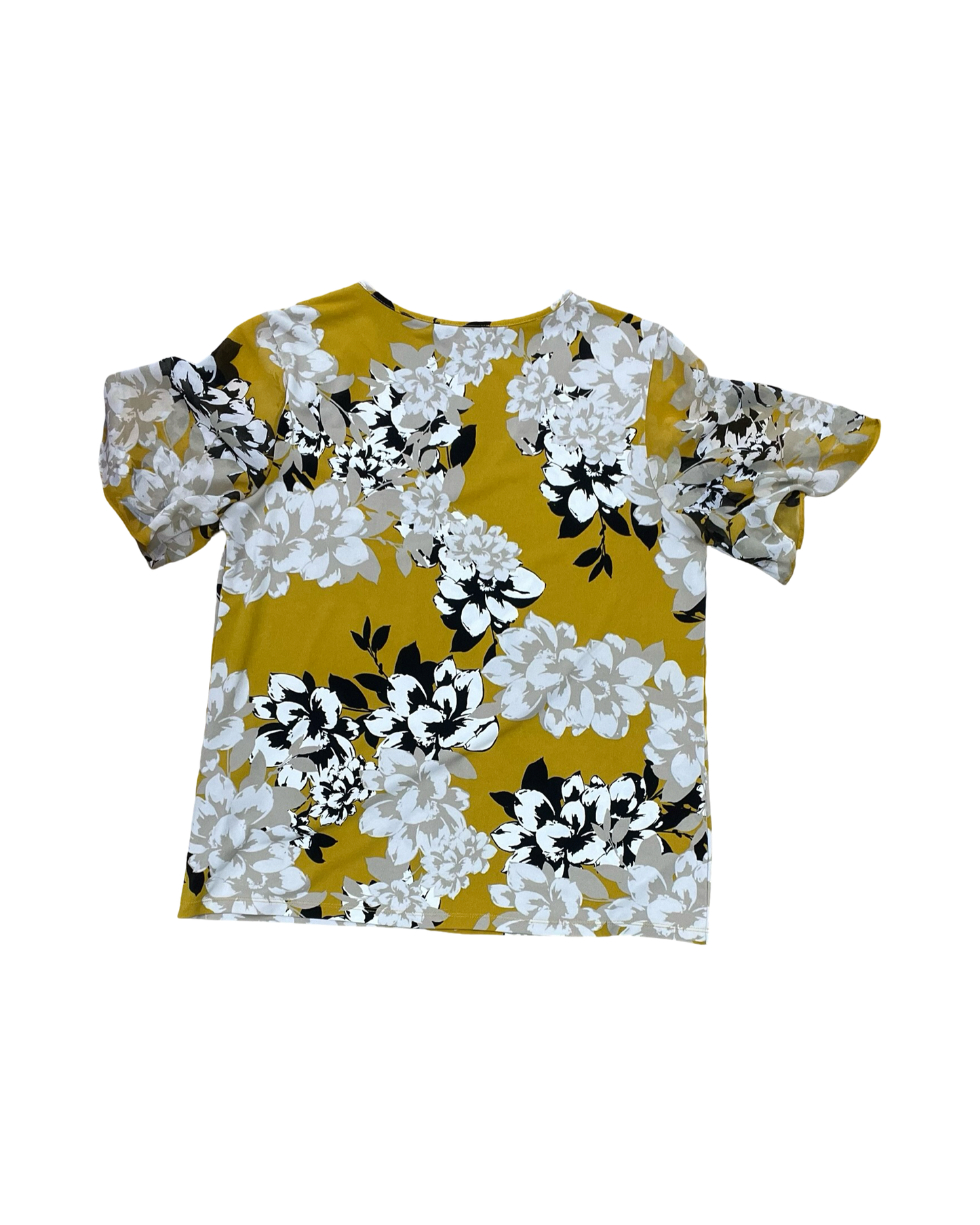 Top Ss By Calvin Klein In Yellow, Size:M