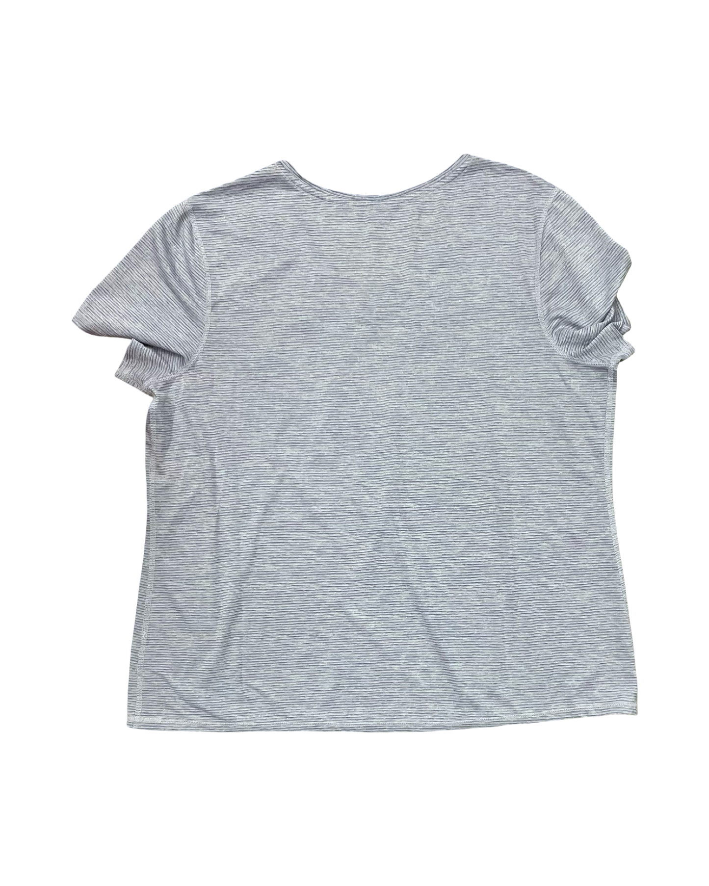 Athletic Top Ss By Athletic Works In Purple, Size:2X