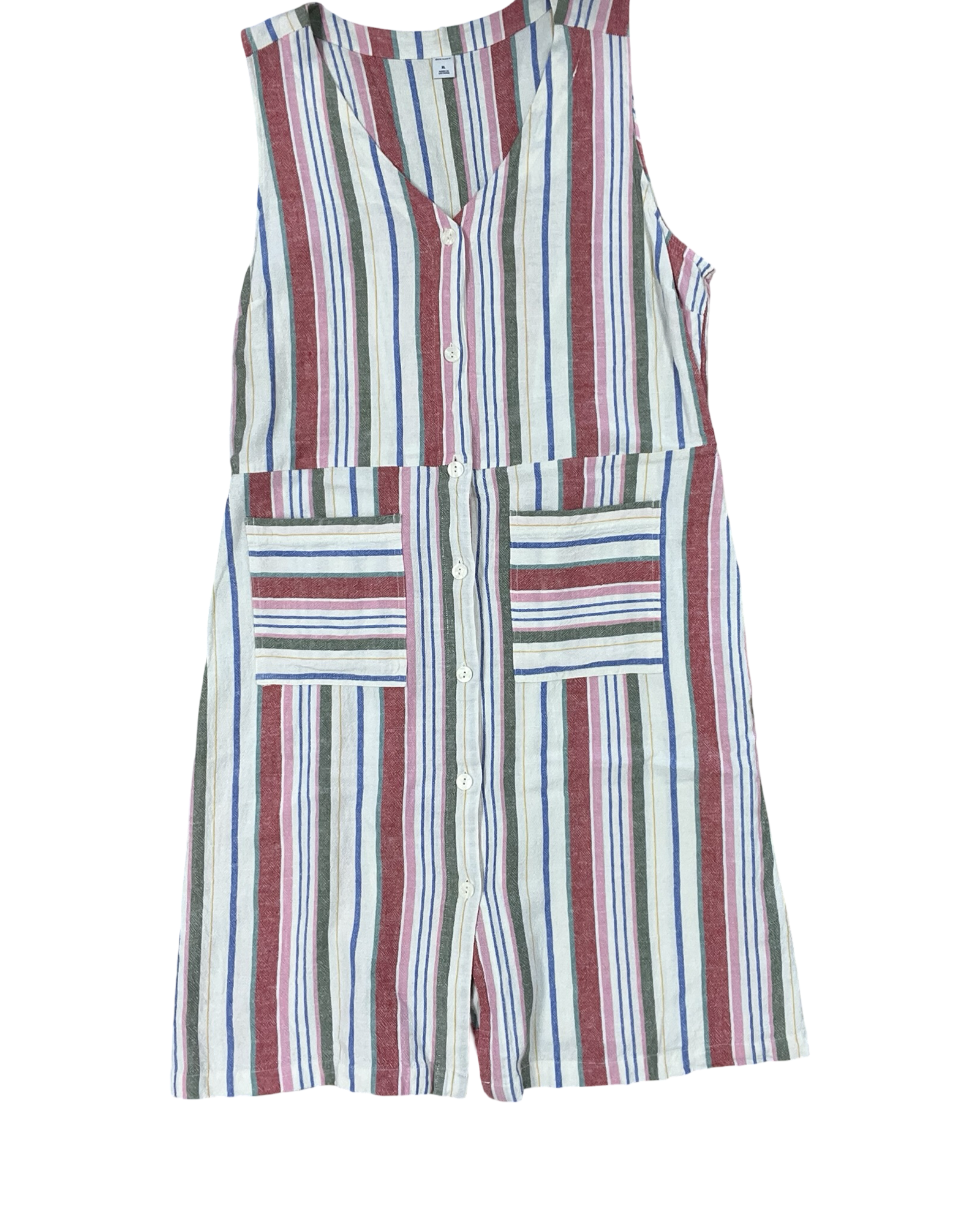 Dress Casual Midi By Old Navy In Red & White, Size:Xl