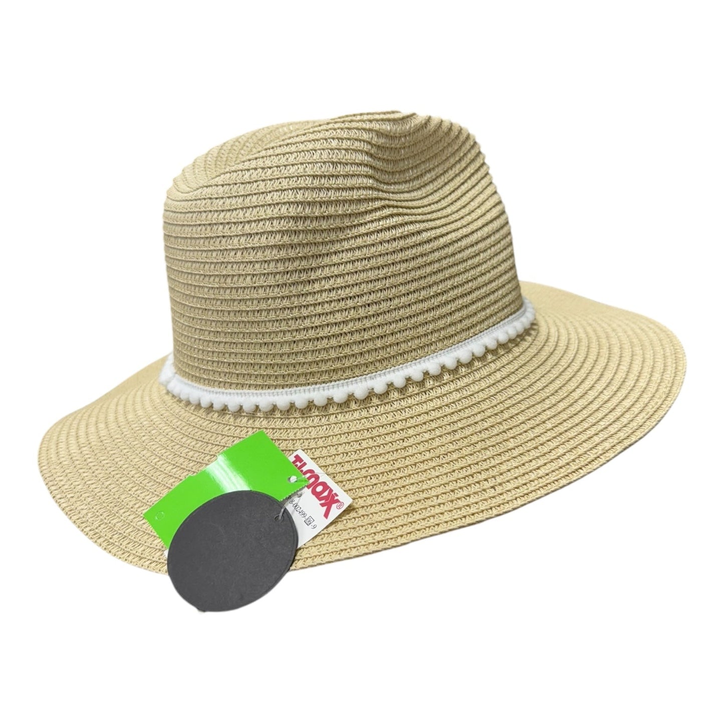 Hat Fedora By Rachel Zoe In Tan & White