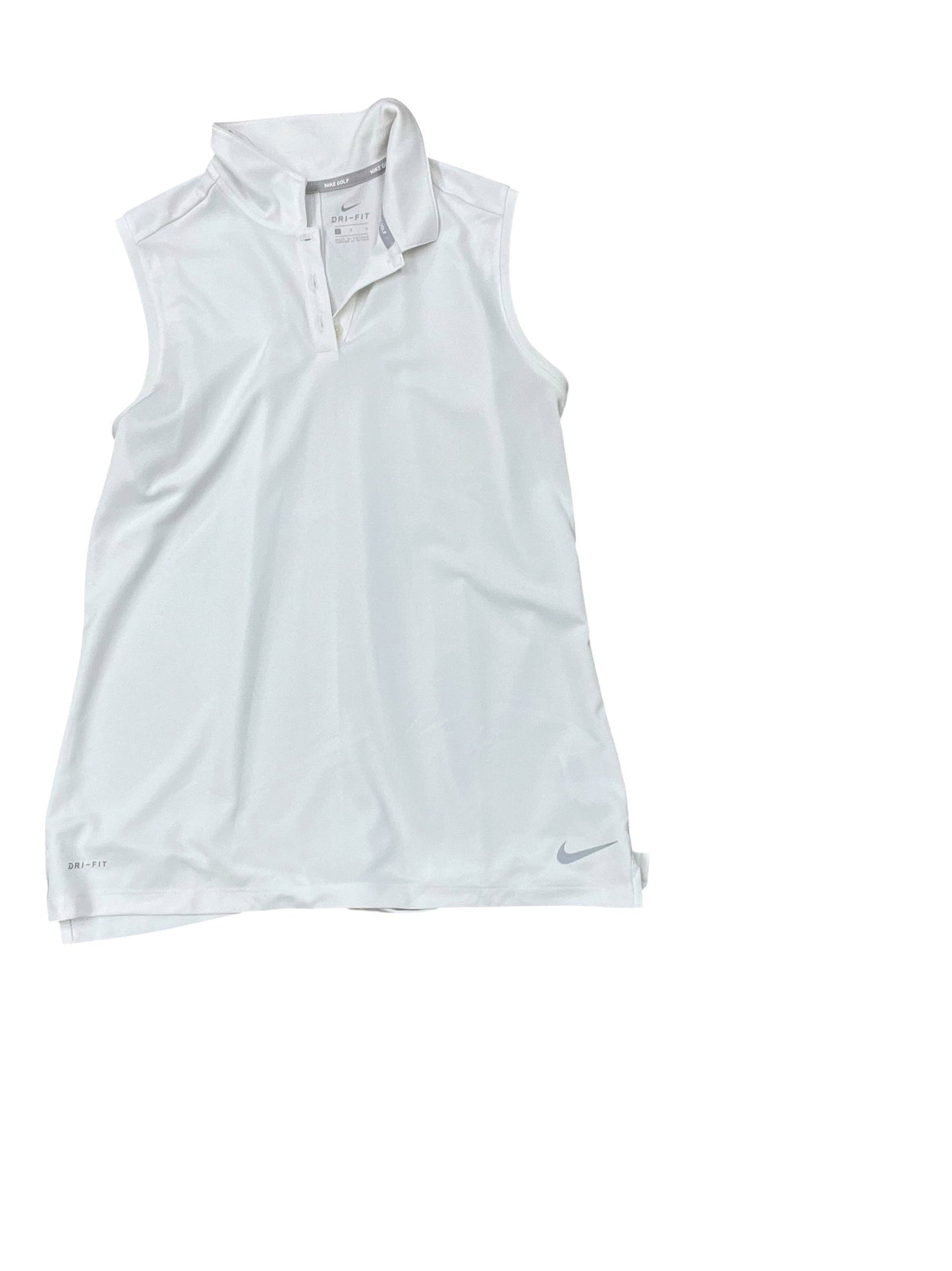 Athletic Top Ss By Nike In White, Size:L