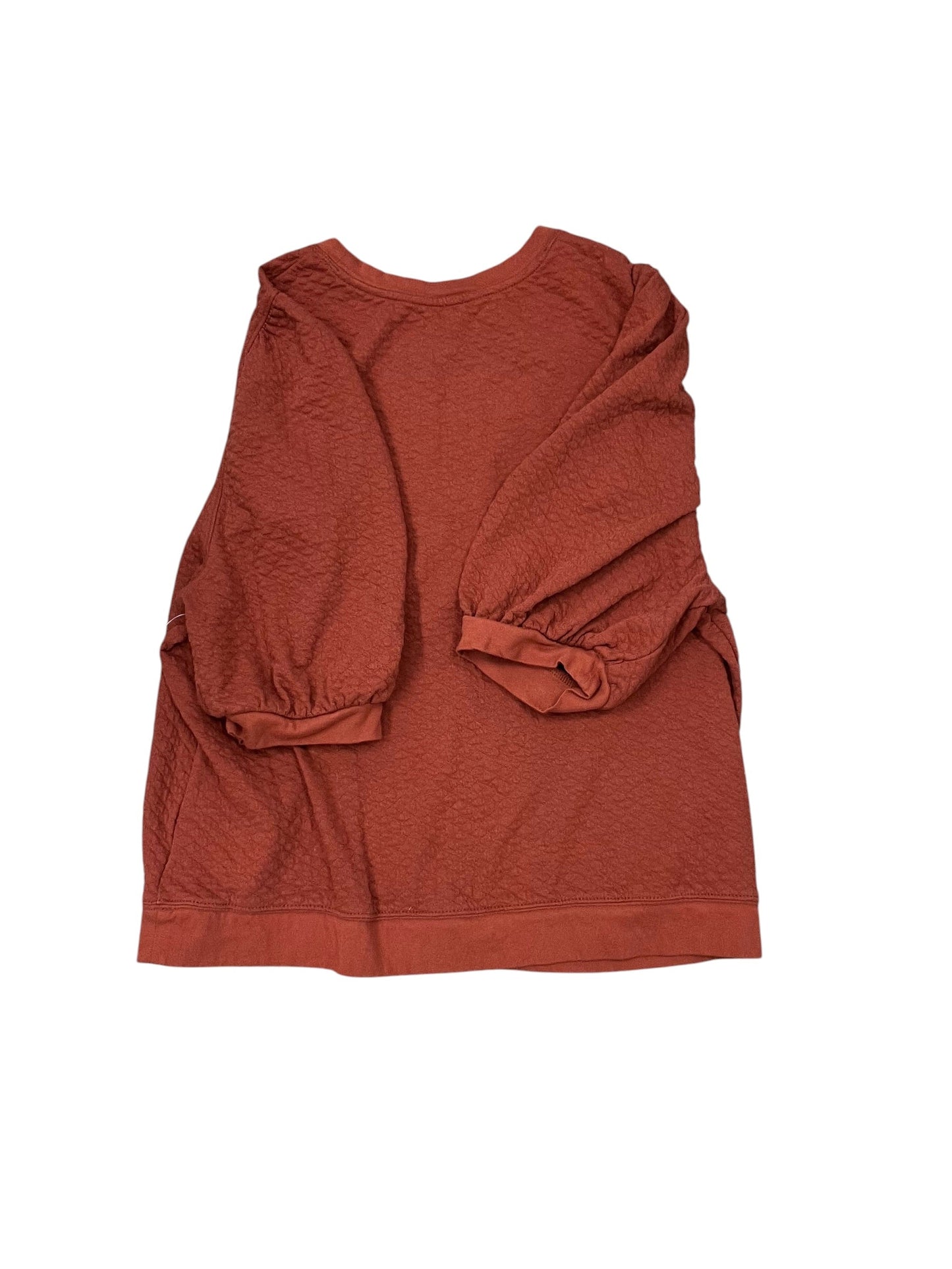 Top Ss By Time And Tru In Orange, Size:2X