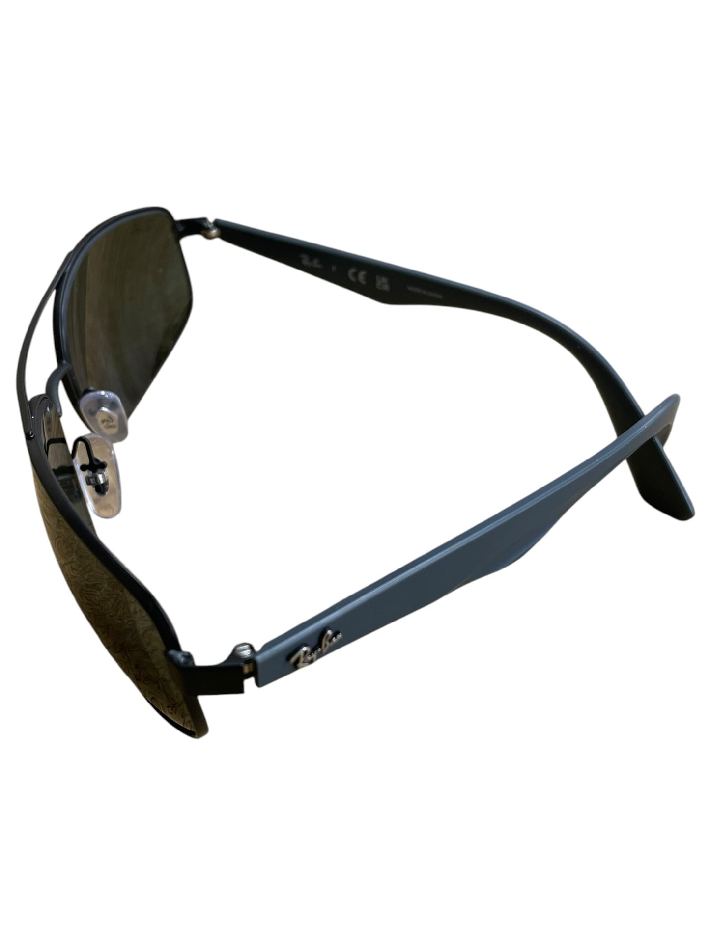 Sunglasses Designer By Ray Ban In Grey & Silver