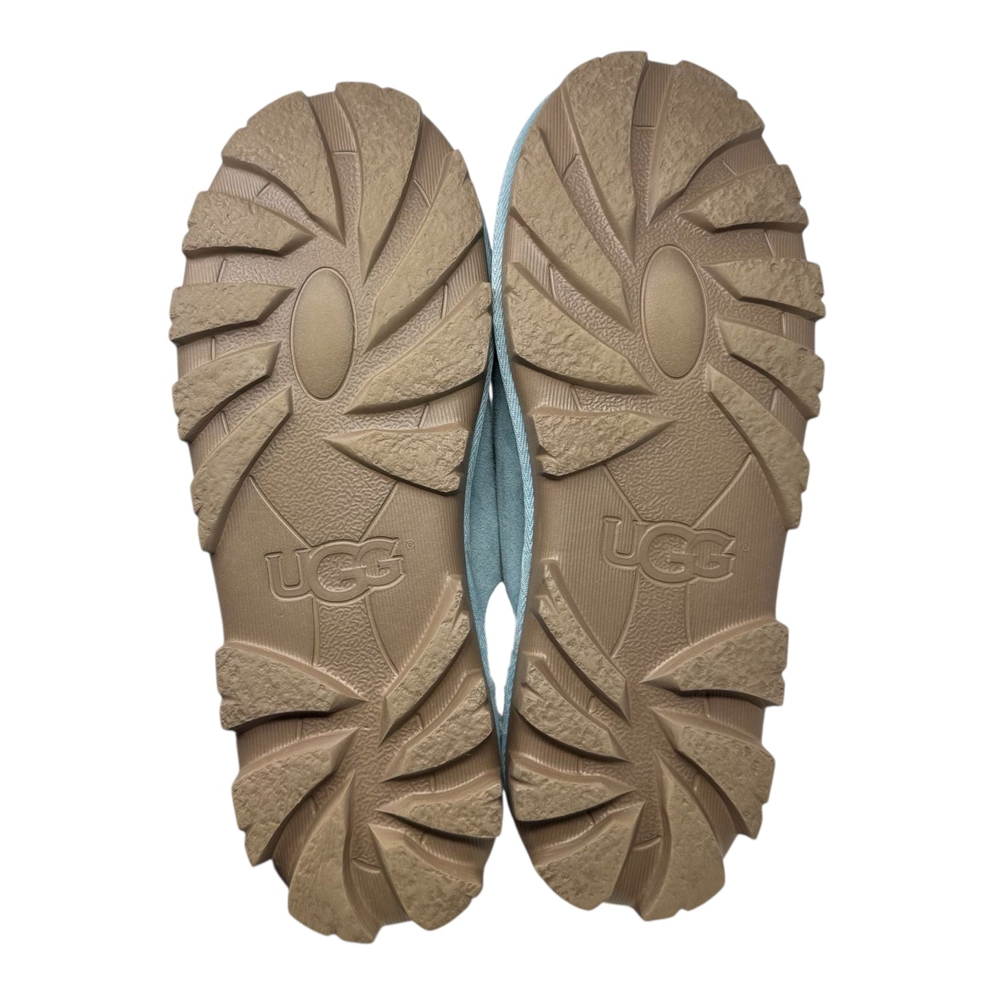 Slippers Designer By Ugg In Blue, Size: 11