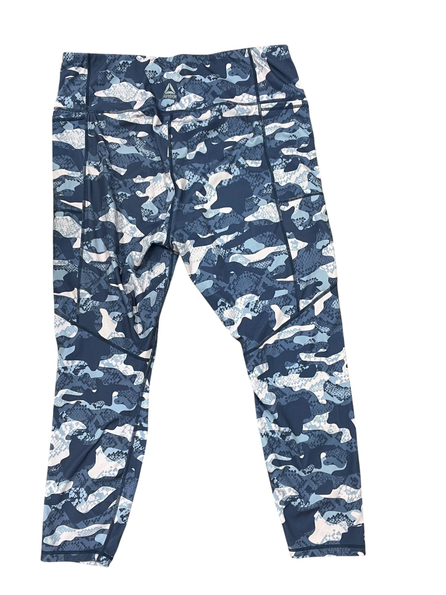 Athletic Pants By Reebok In Blue & Pink, Size:Xxl
