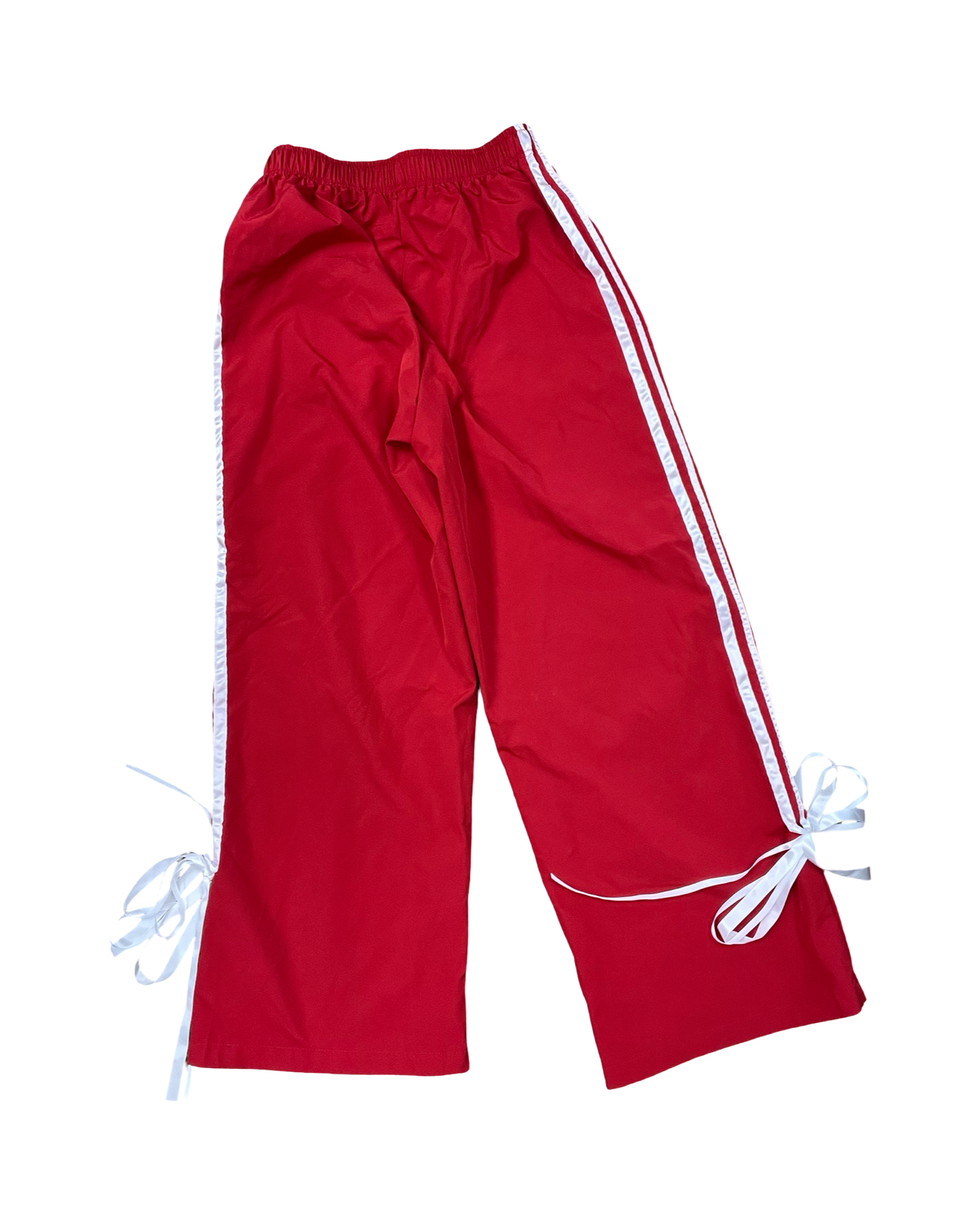 Athletic Pants By Shein In Red & White, Size:Sp
