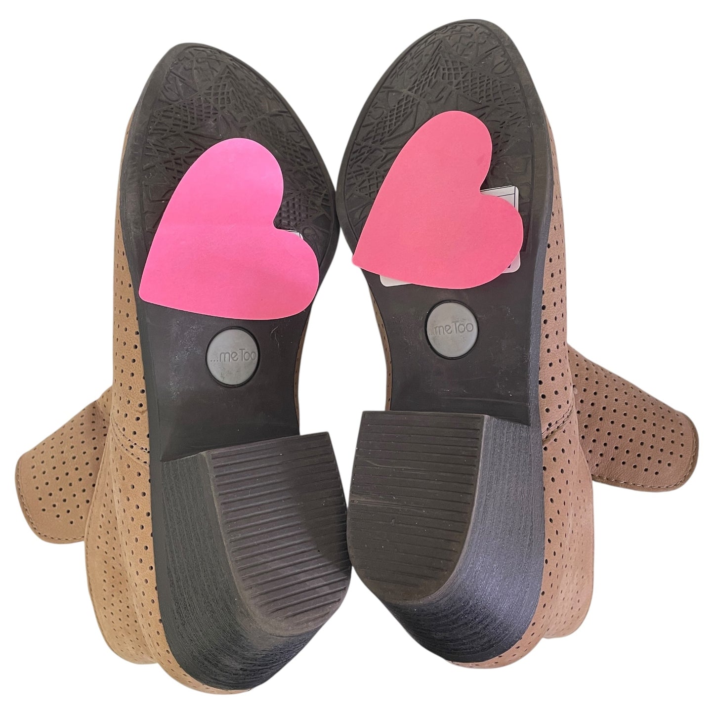 Boots Ankle Heels By Me Too In Tan, Size:9