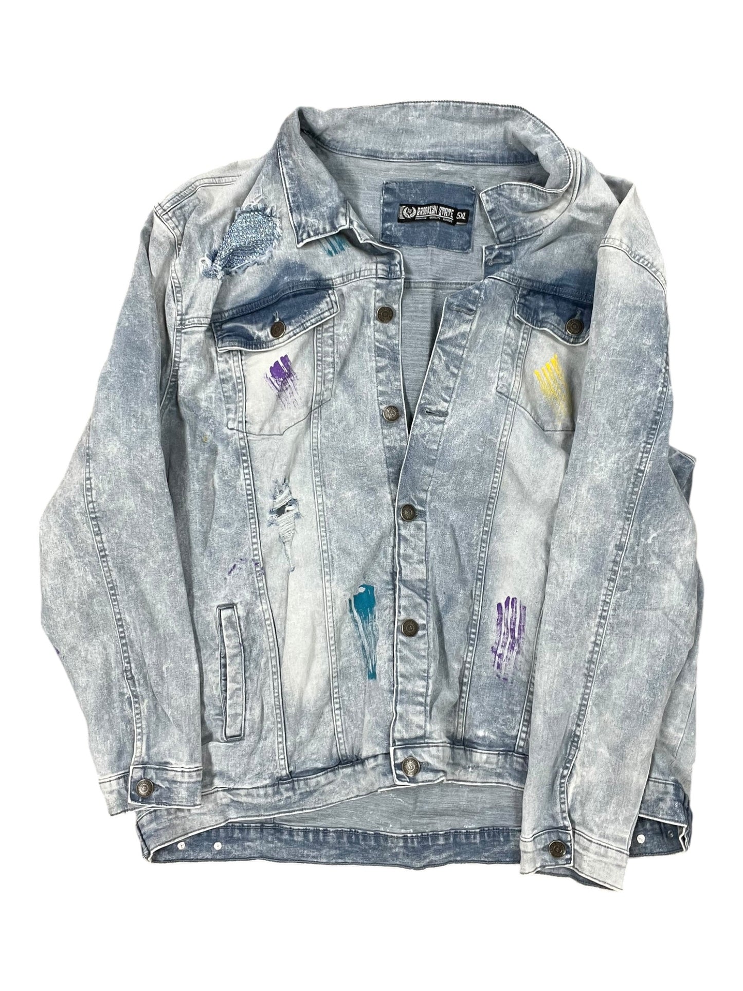 Jacket Denim By Cmc In Blue Denim, Size:5