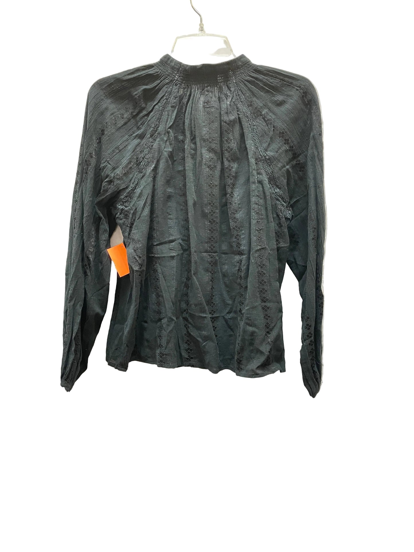 Top Ls By Universal Thread In Black, Size:S